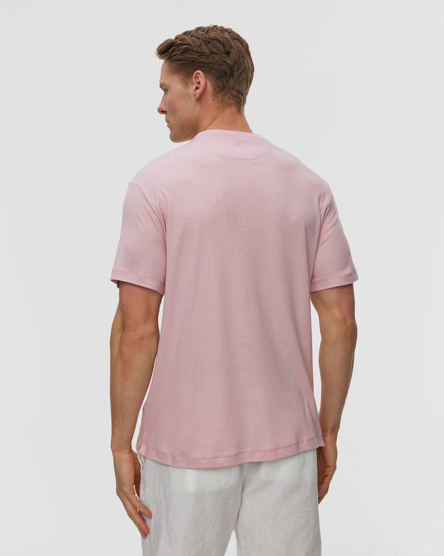 Růžové pánské tričko Paul&Shark