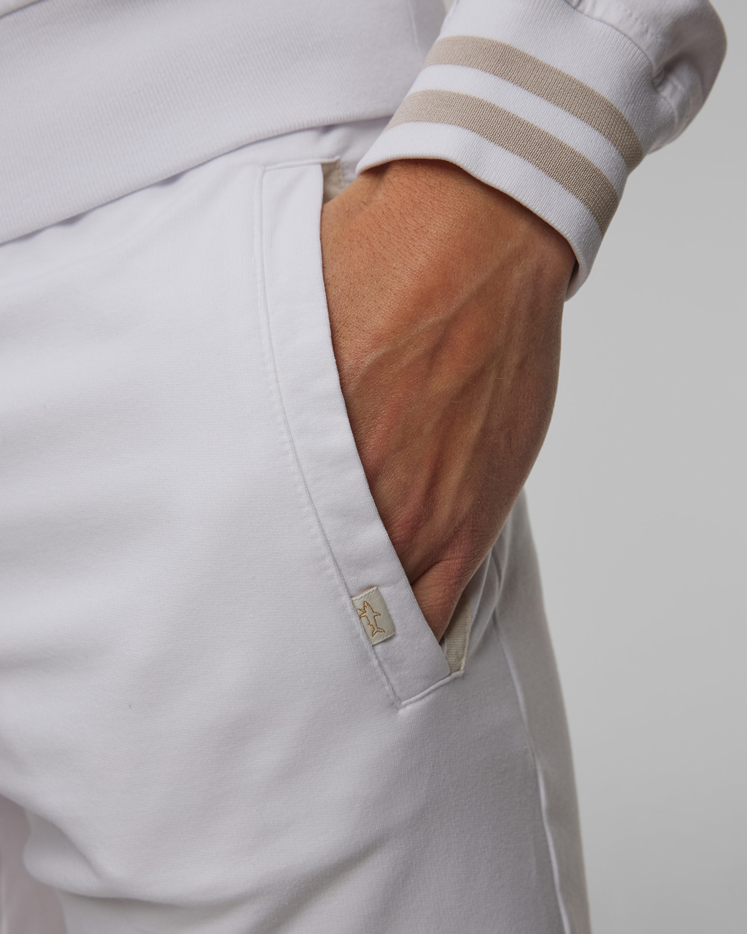 Pantaloni scurți albi pentru bărbați Paul&Shark