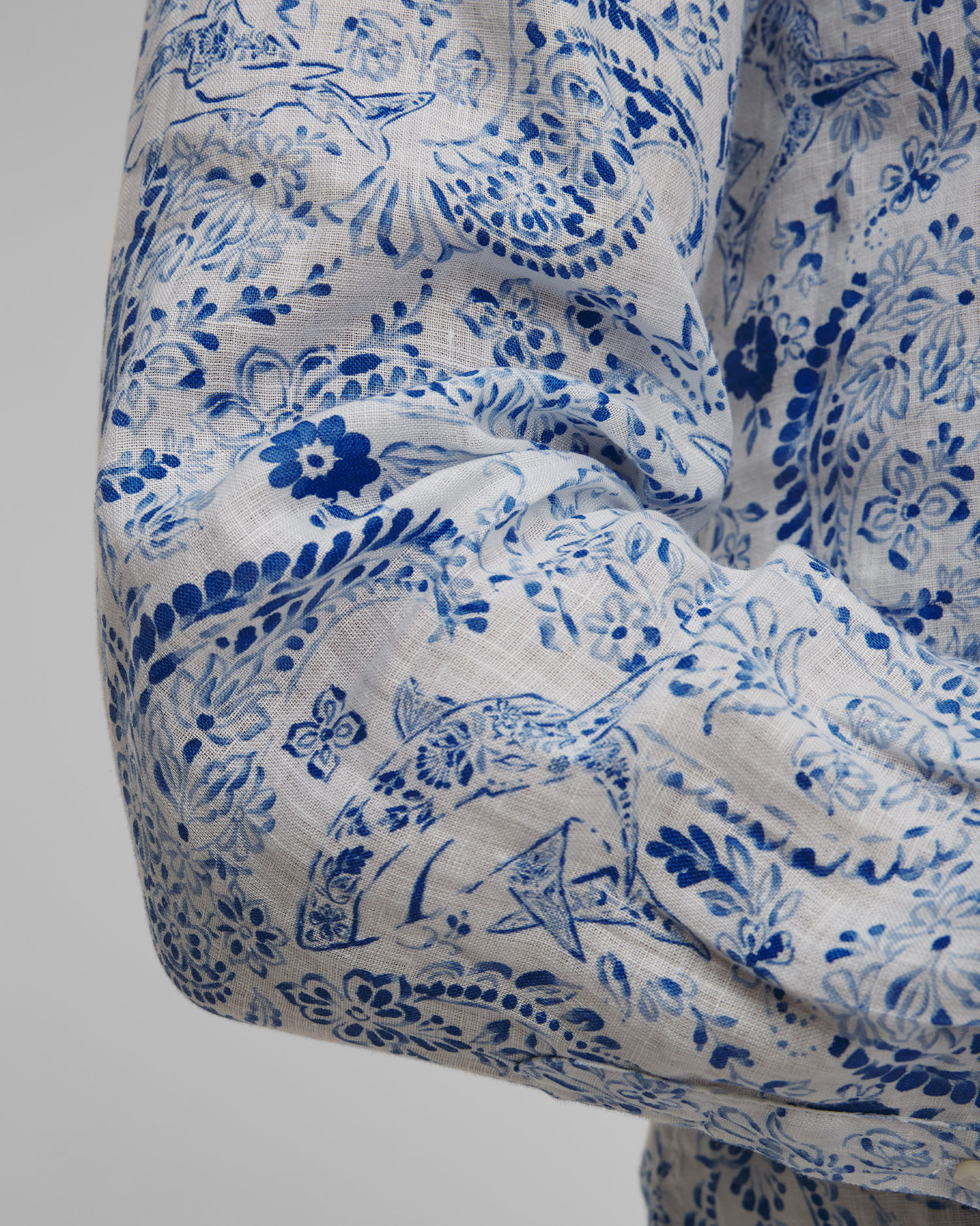 Chemise en lin à motifs pour hommes Paul&Shark