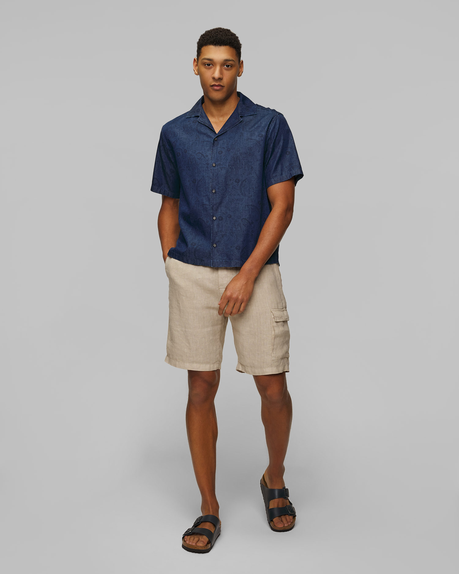 Pánska tmavomodrá košeľa Paul&Shark