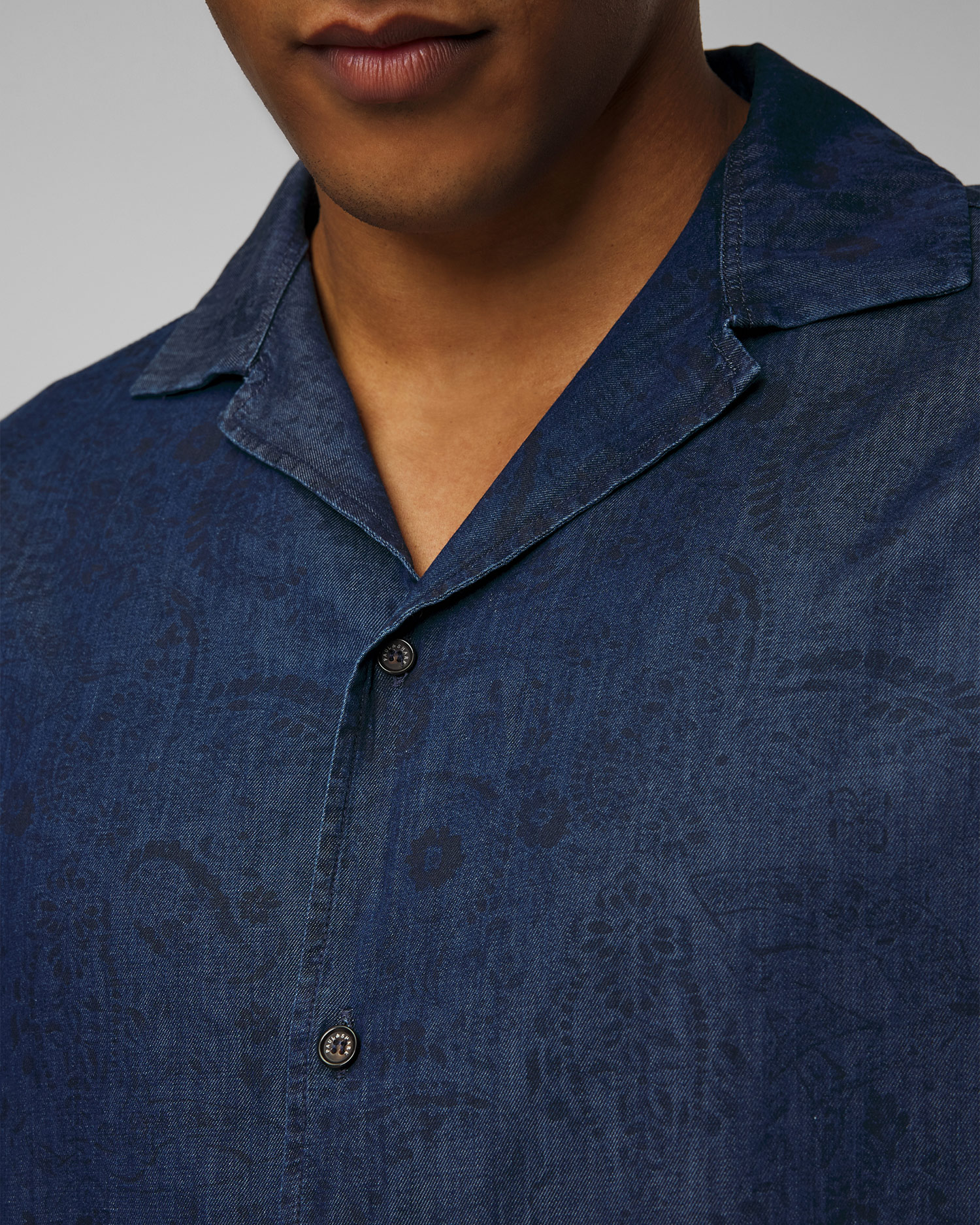 Pánska tmavomodrá košeľa Paul&Shark