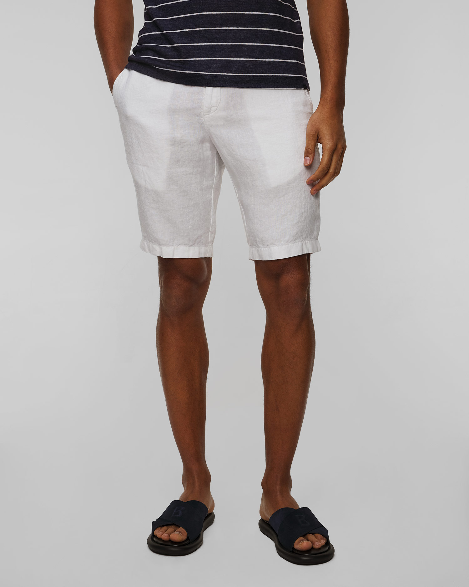 Paul&Shark Leinenshorts für Herren n Weiß