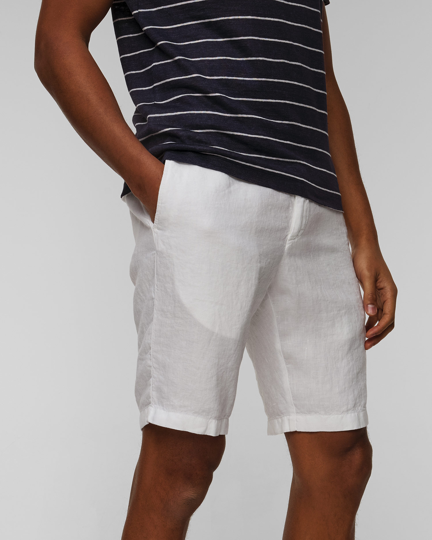 Paul&Shark Leinenshorts für Herren n Weiß