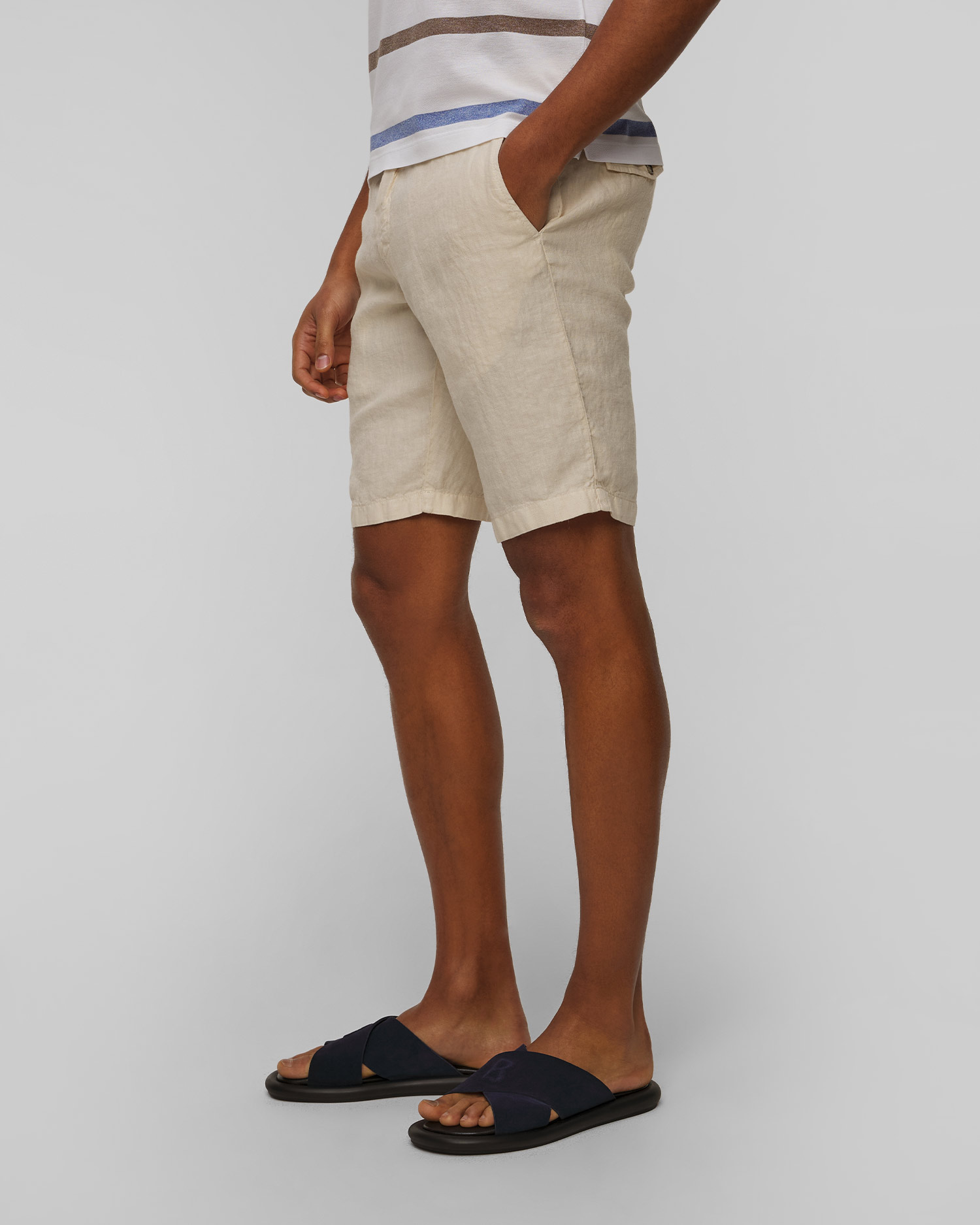 Paul&Shark Leinenshorts für Herren n Beige