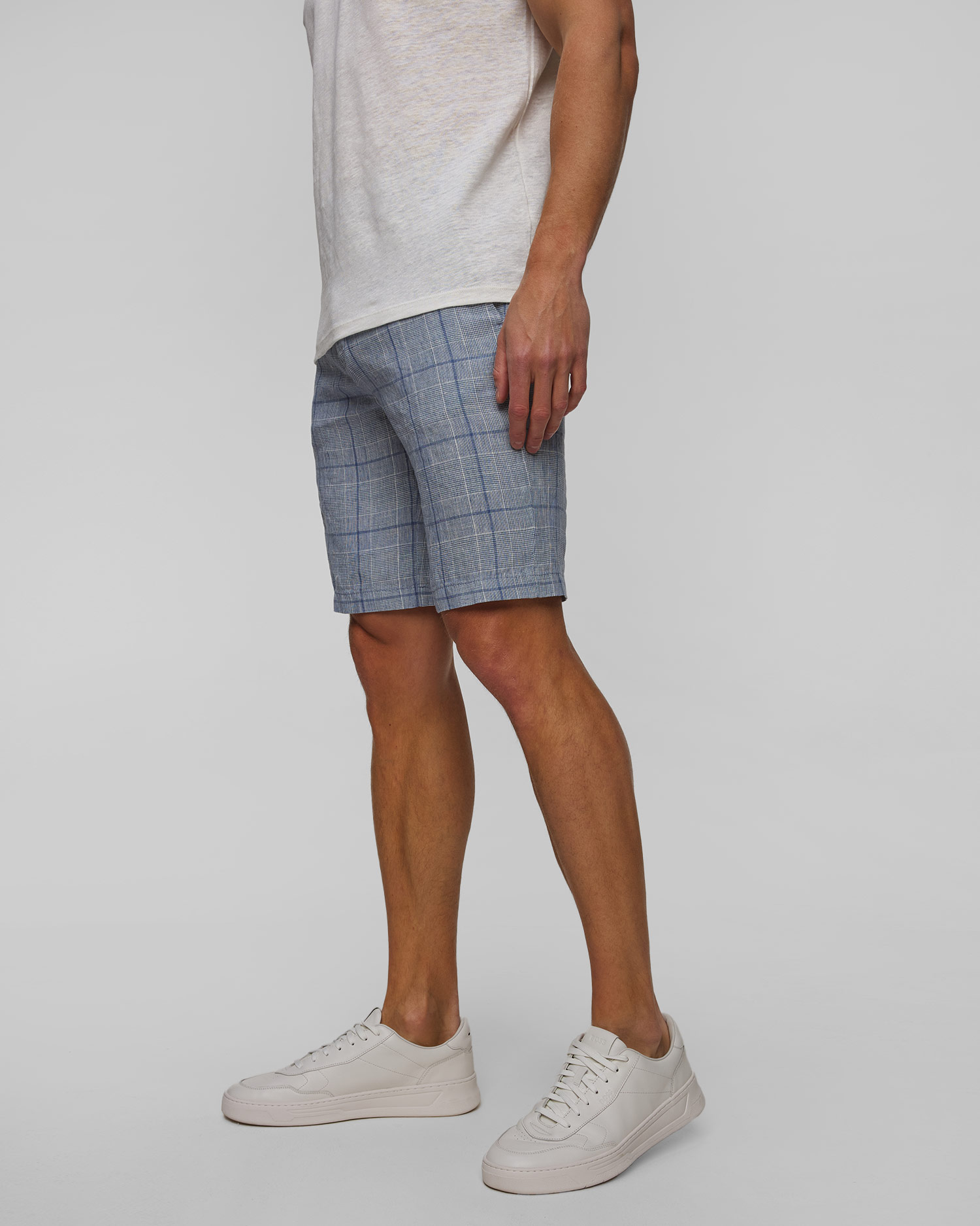 Pantaloni scurți din in pentru bărbați Paul&Shark