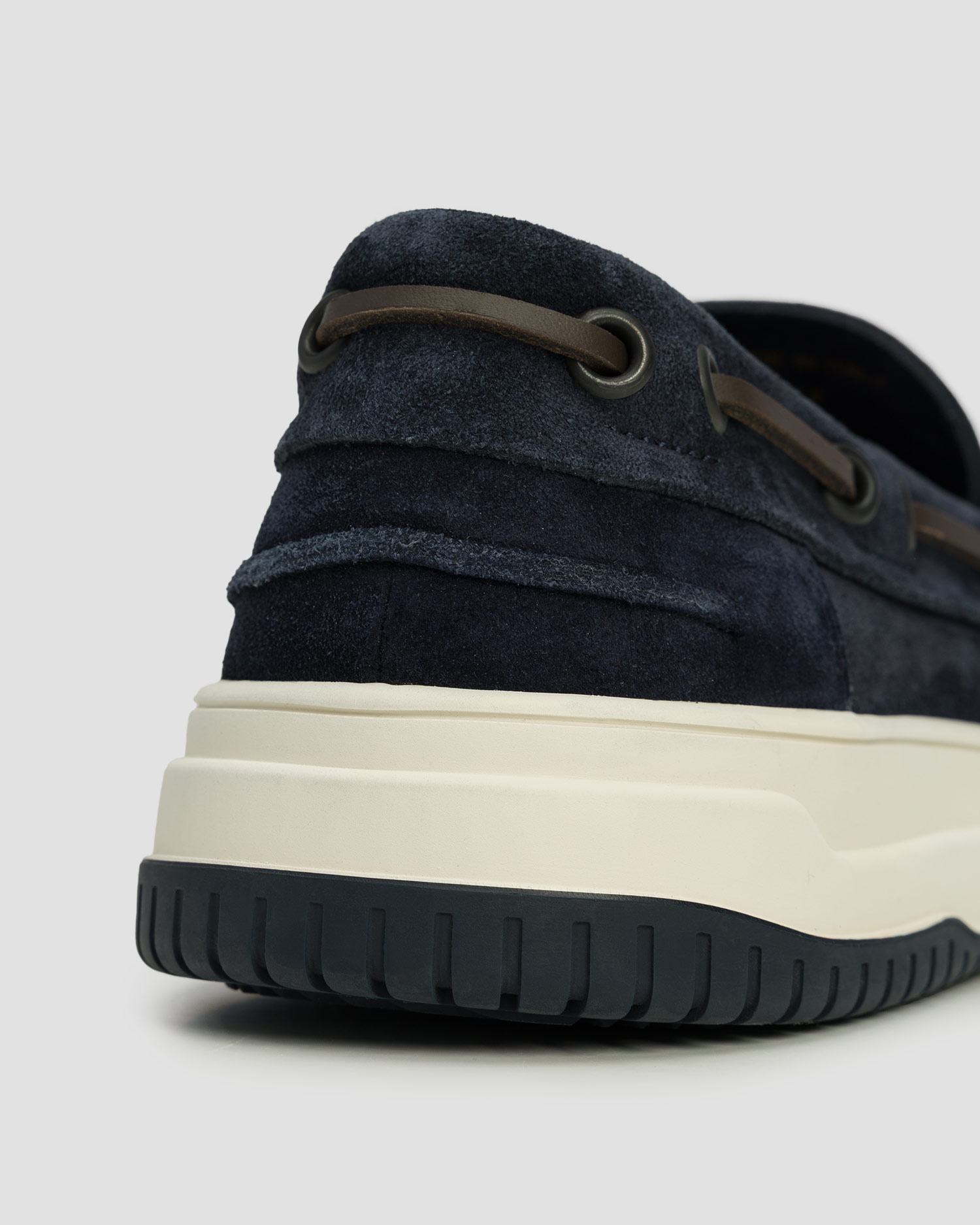 Pantofi laofer din piele de căprioară pentru bărbați Paul&Shark Yacht Club bleumarin