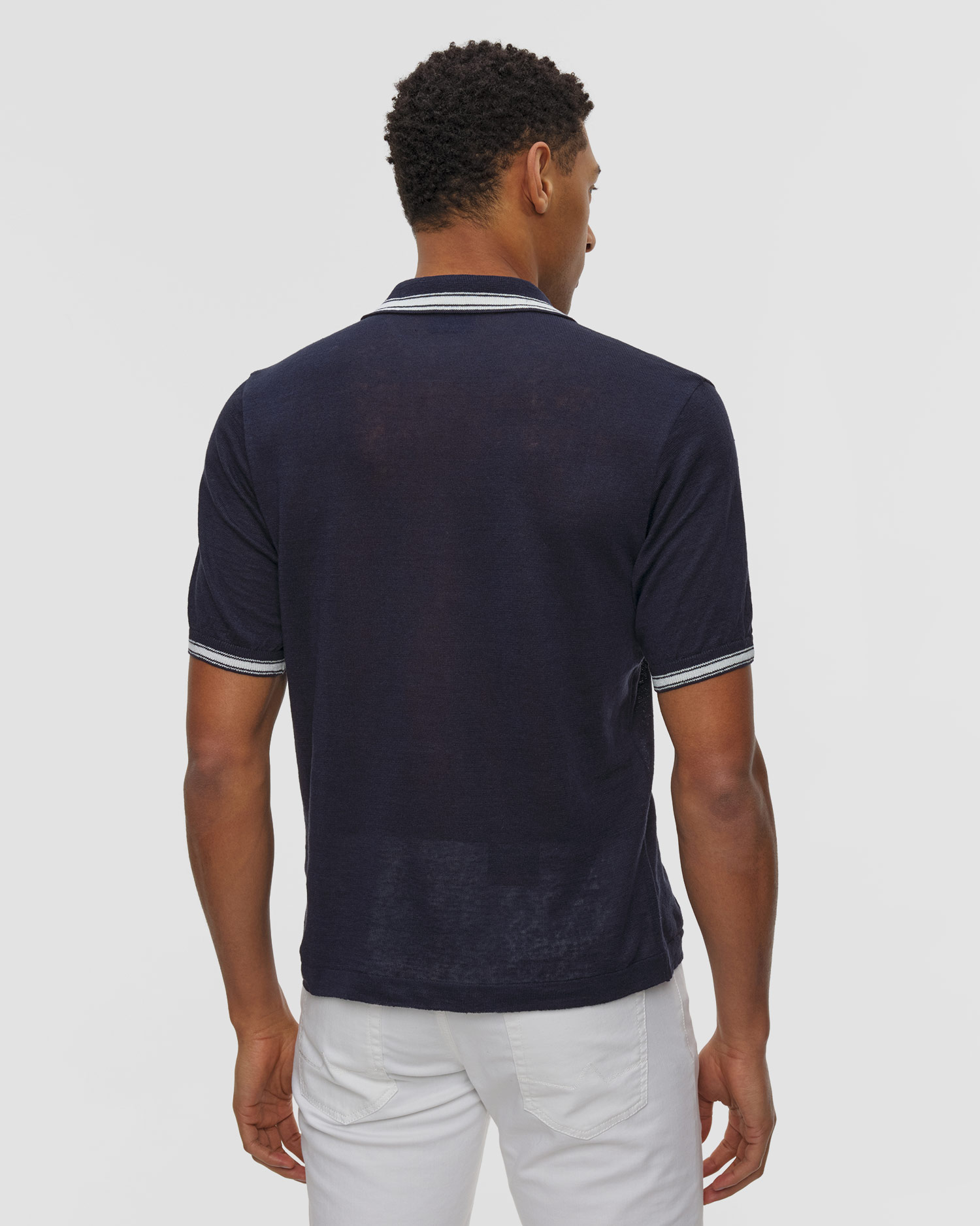 Lněná pánská polokošile Paul&Shark