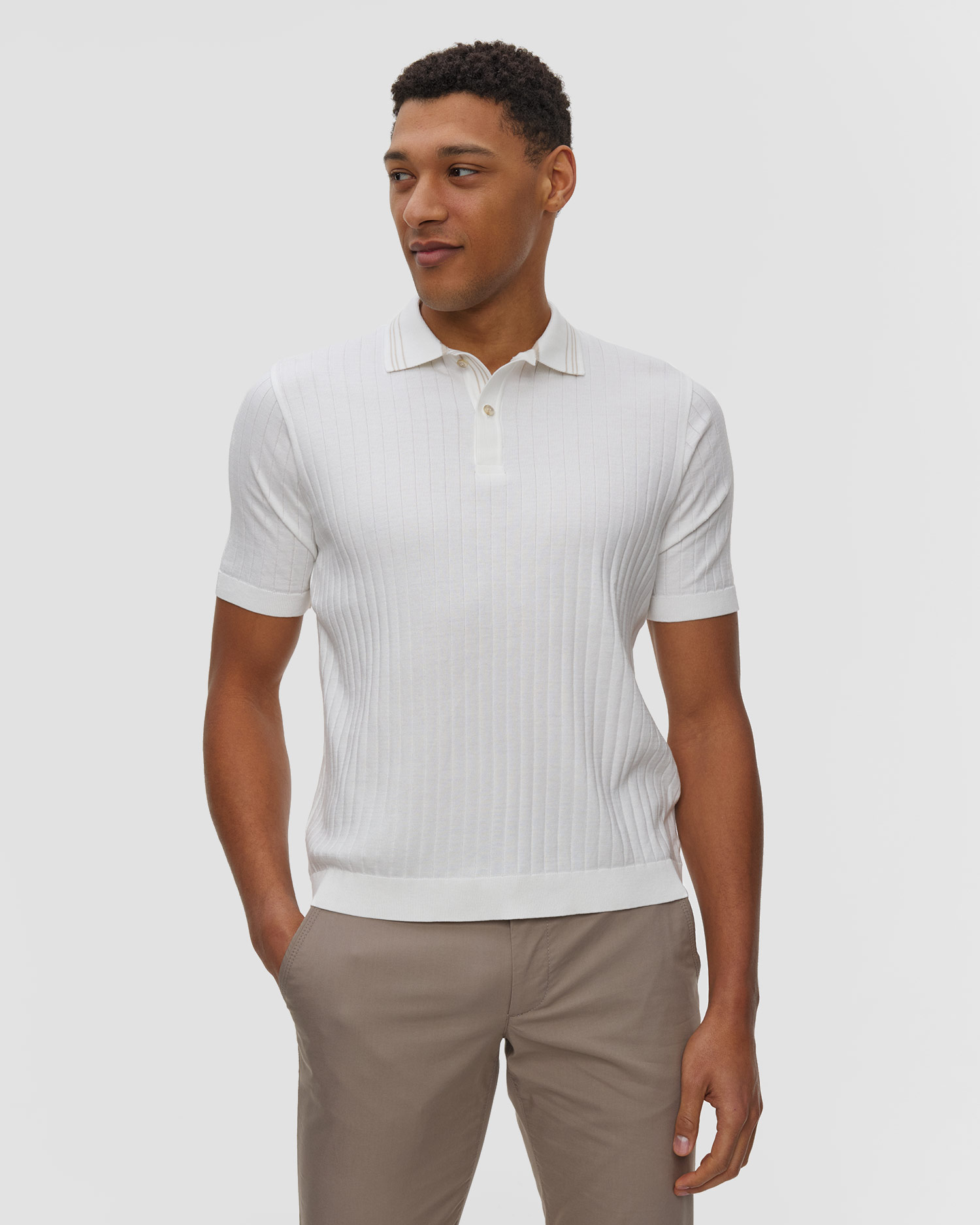 Pánská polokošile Paul&Shark v bílé barvě, Barva/Vzor: Biały