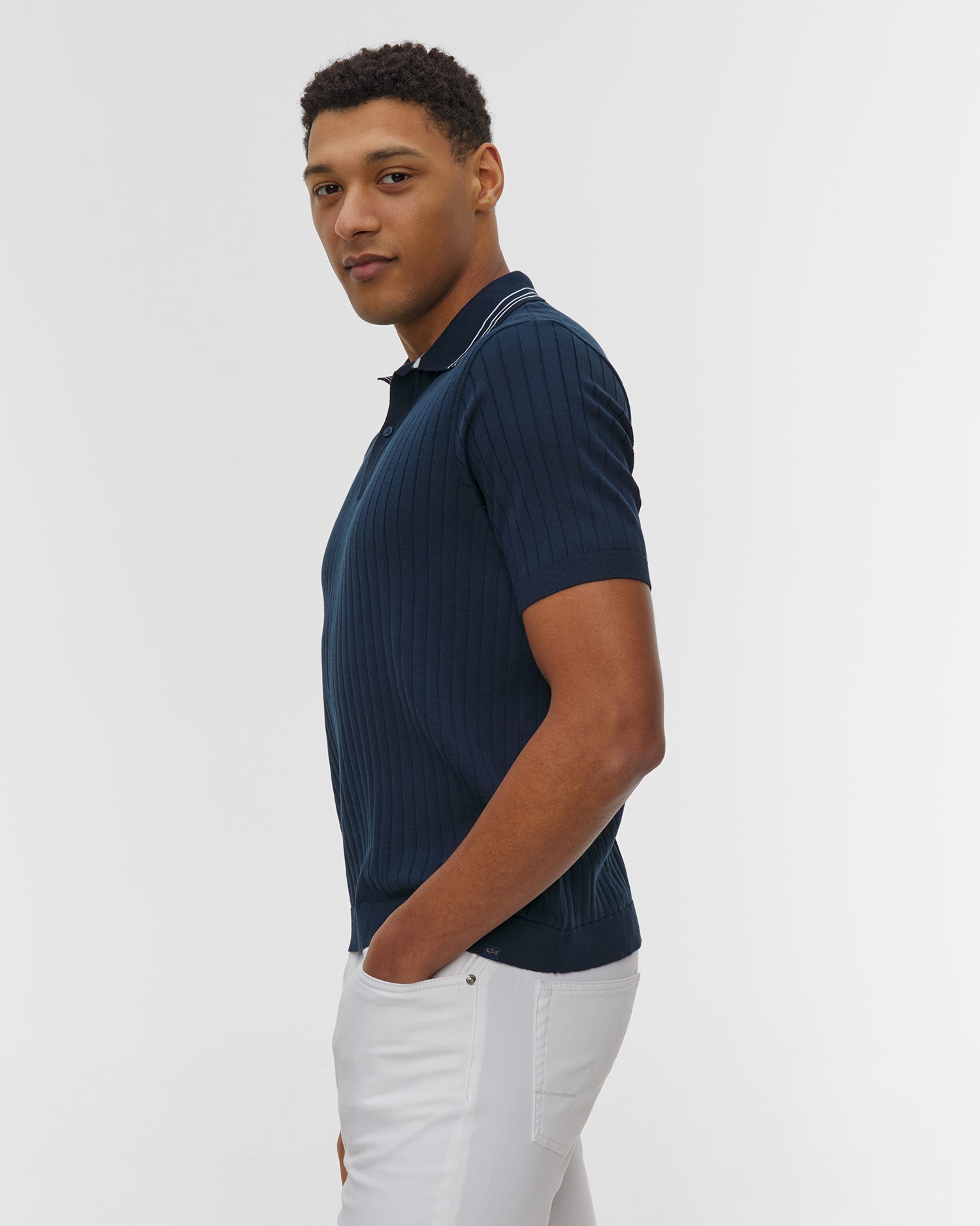 Tmavě modrá pánská polokošile Paul&Shark