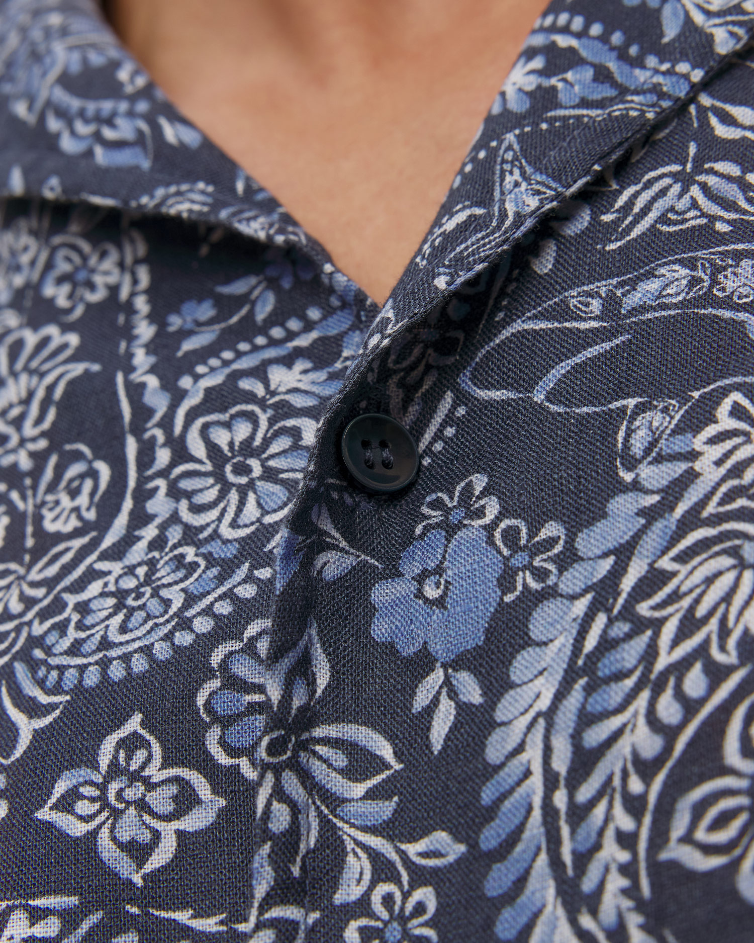 Men's short-sleeved linen shirt Paul&Shark