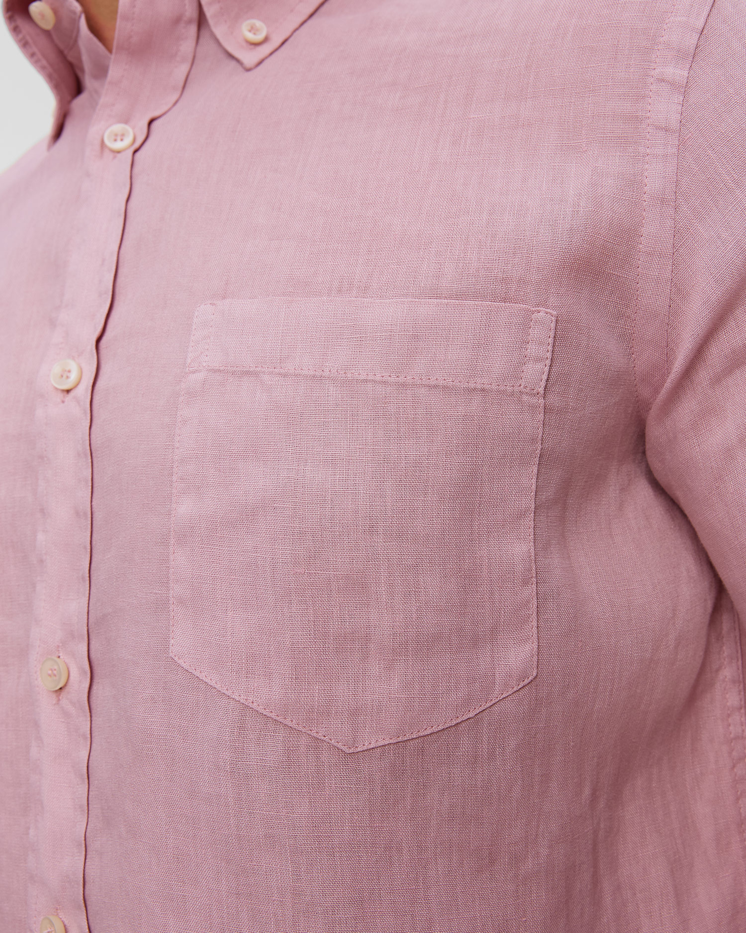Cămașă din in roză pentru bărbați Paul&Shark