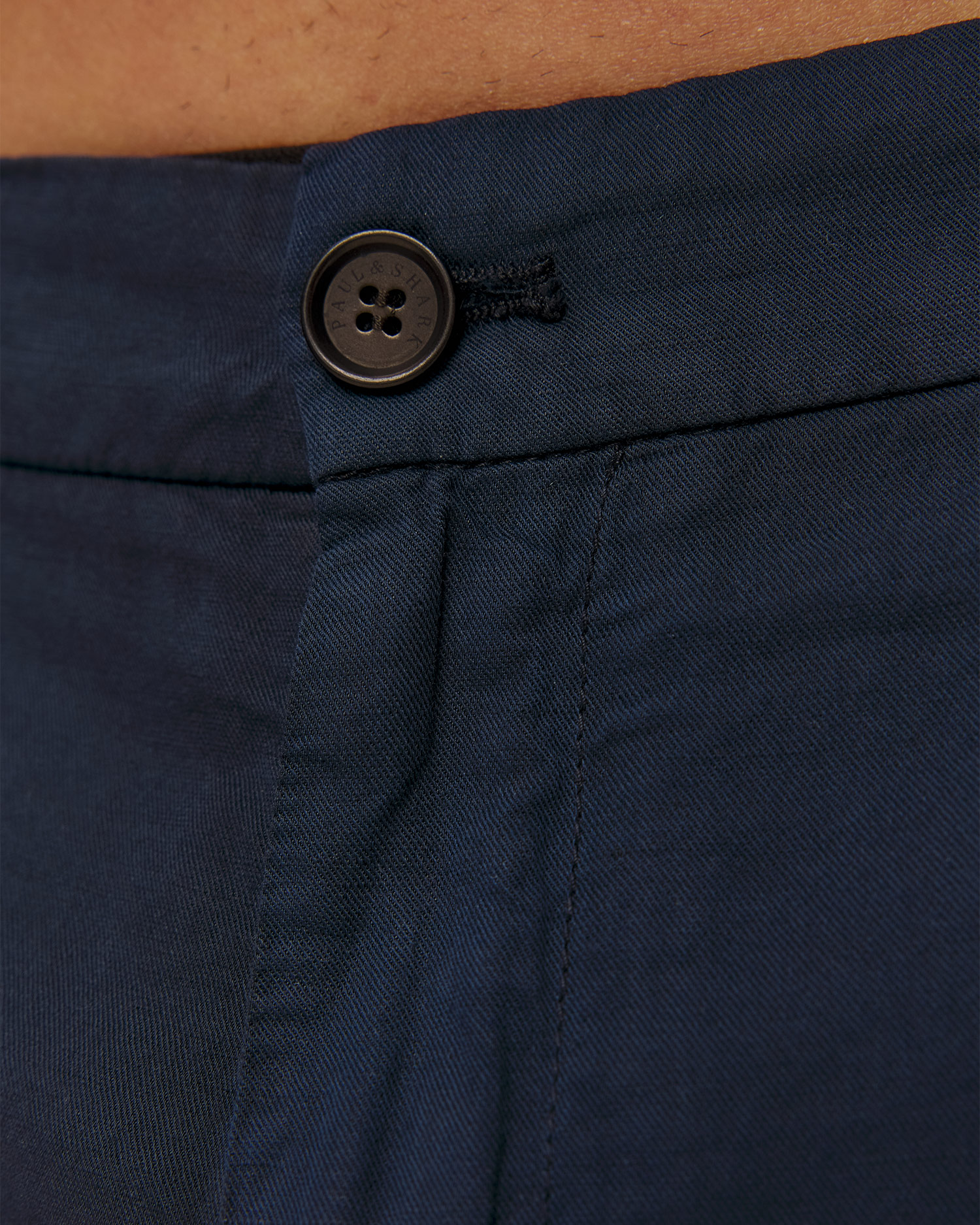 Granatowe szorty męskie z lnem Paul&Shark