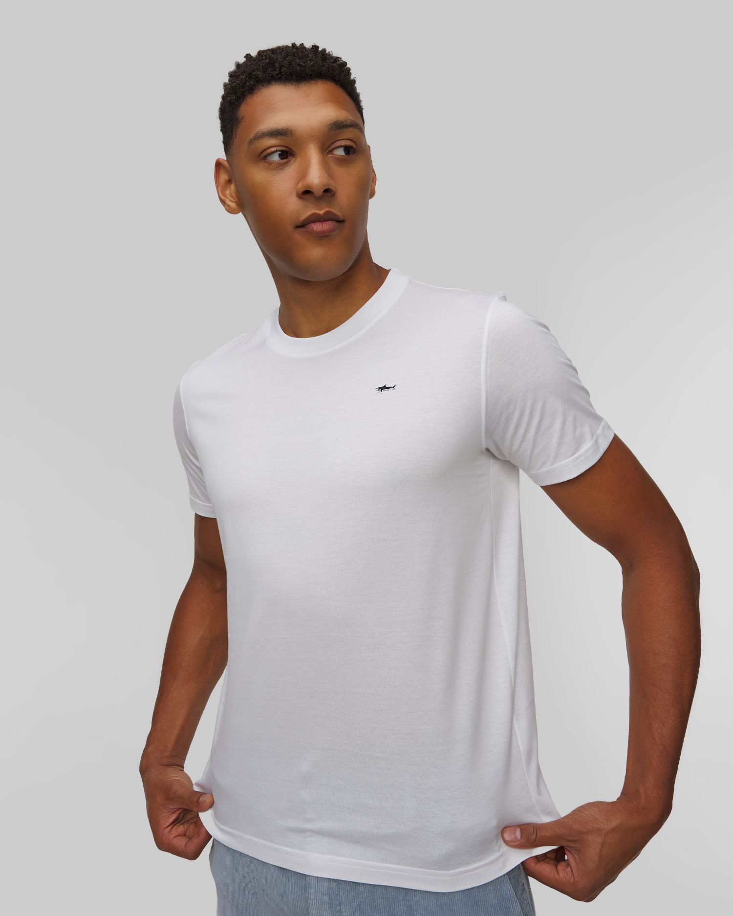 Men's white T-shirt Paul&Shark