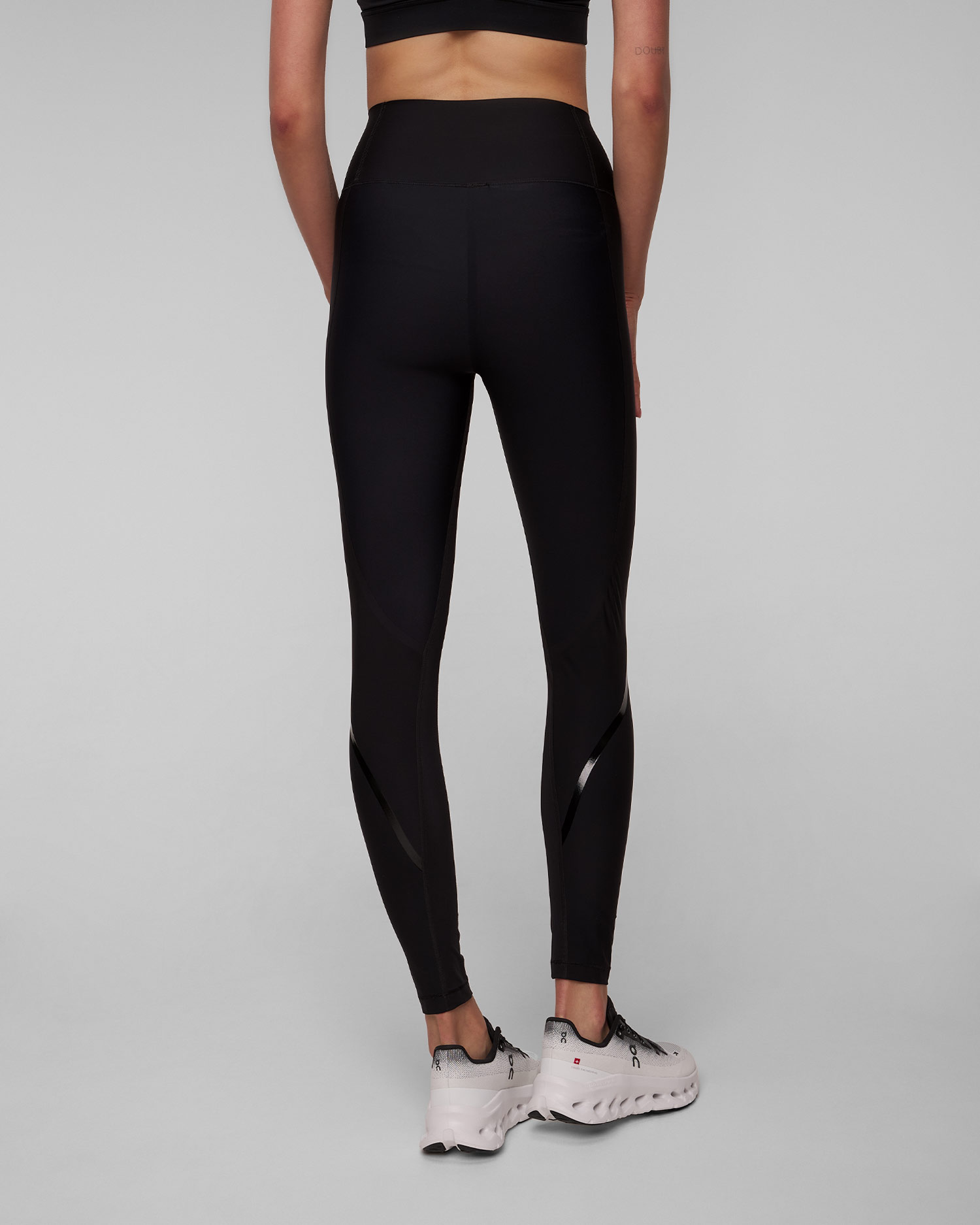 Černé sportovní legíny s vysokým pasem Casall Sculpture 2.0 High Waist Tights