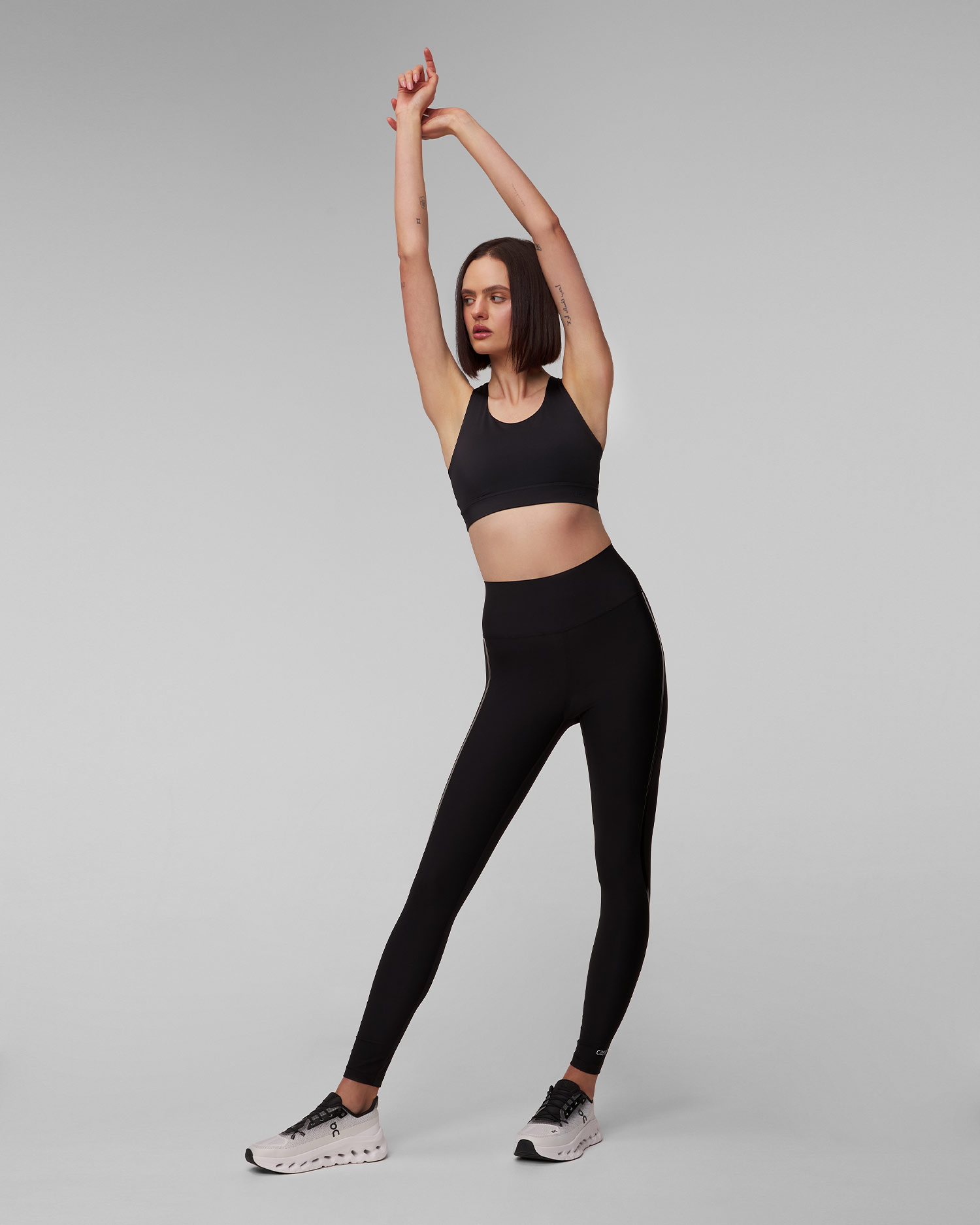 Černé sportovní legíny s vysokým pasem Casall Sculpture 2.0 High Waist Tights