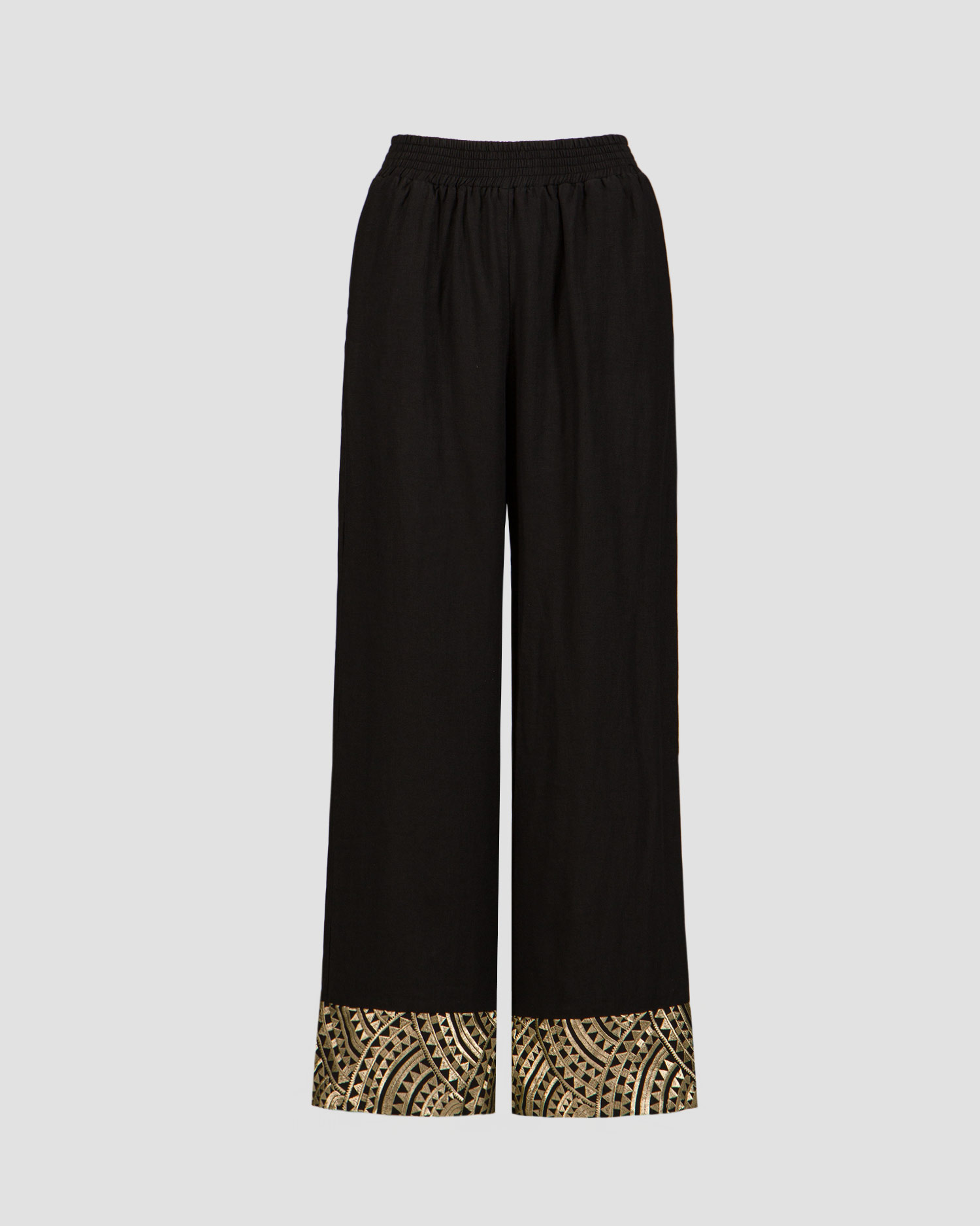 Pantalon de lin gris pour femmes Kori