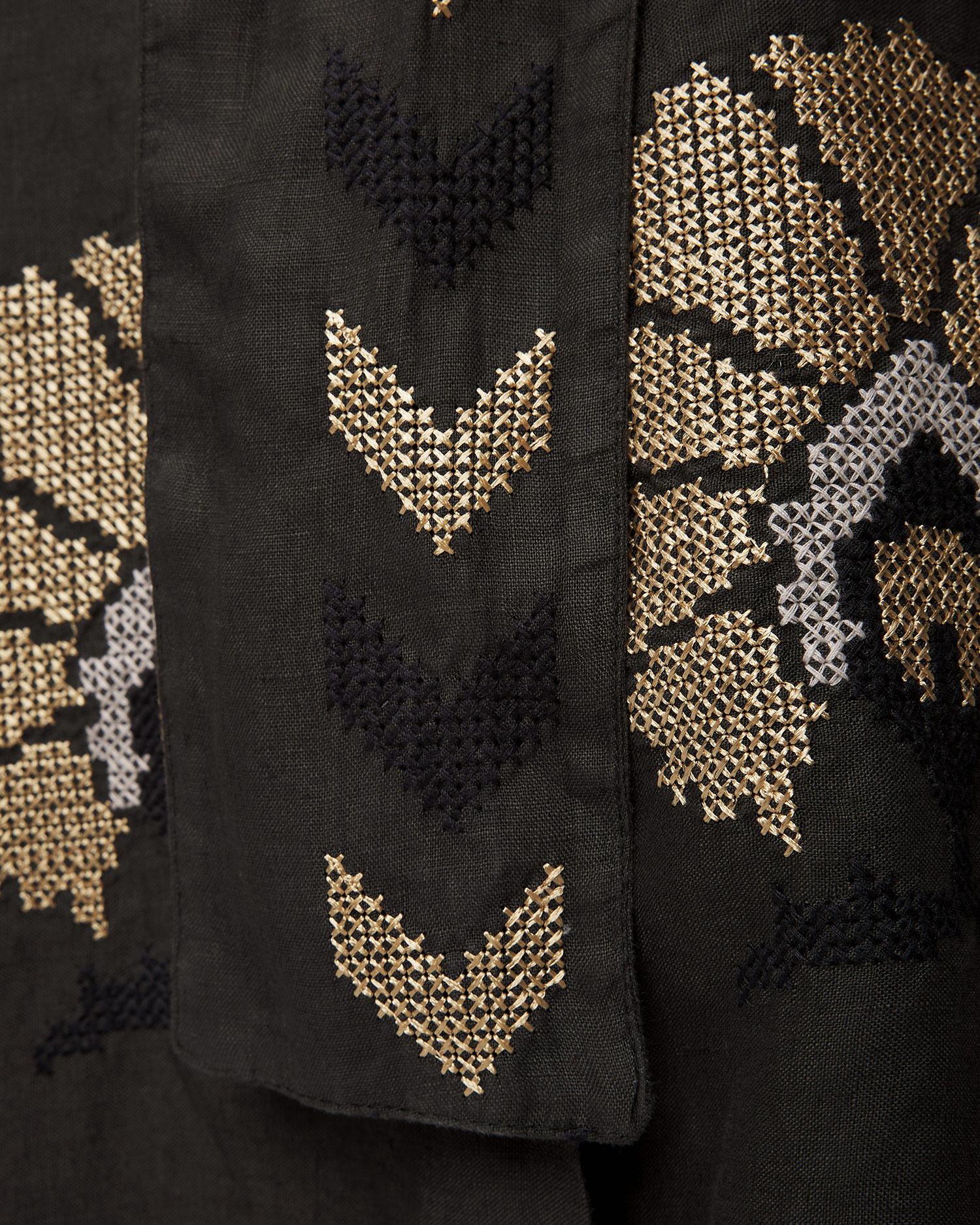 Szara sukienka lniana damska Kori