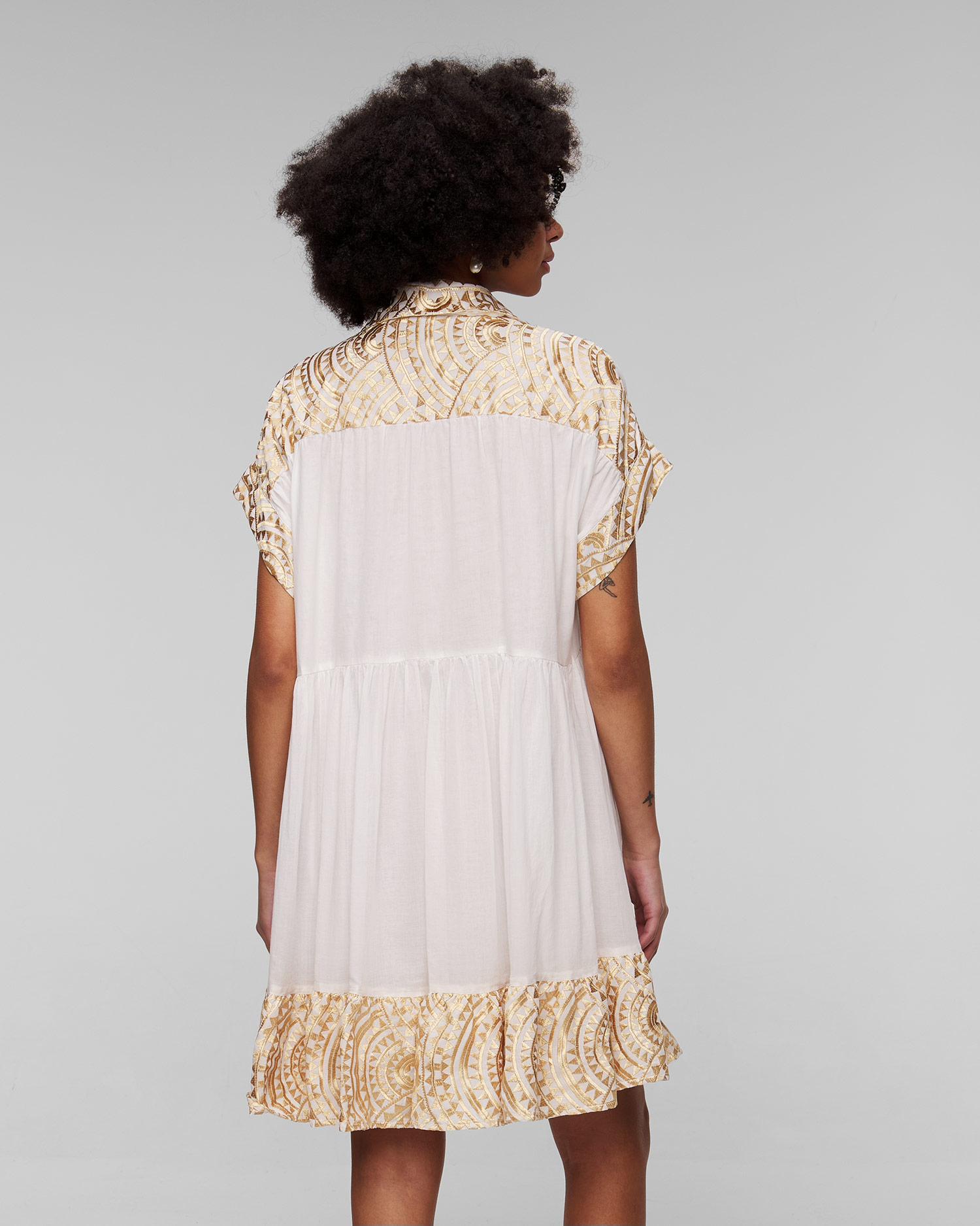 Biała sukienka damska Kori