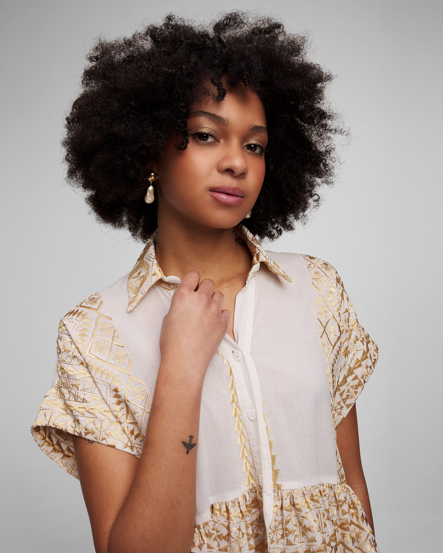 Kori Damenkleid in Weiß