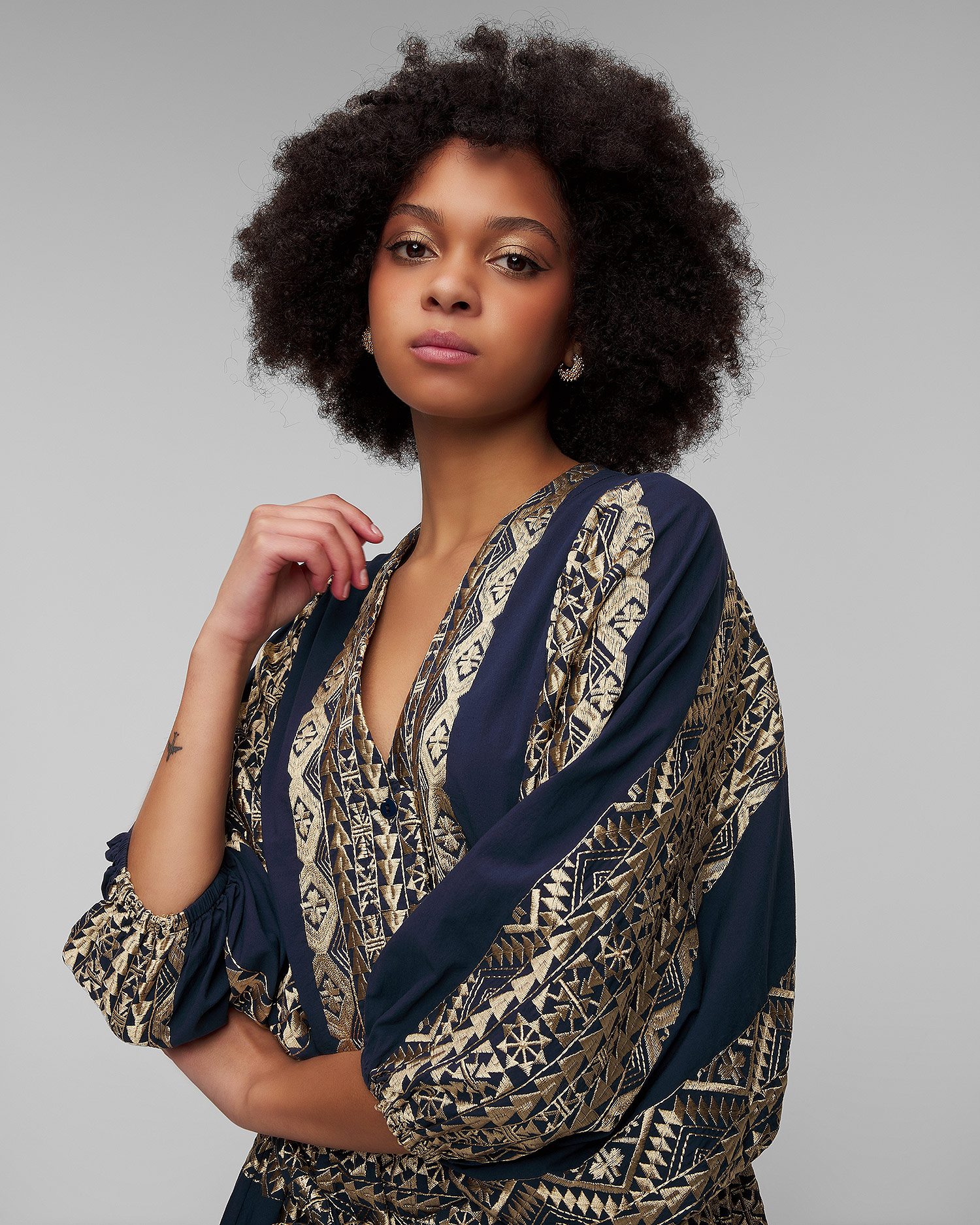 Women's navy blue dress Kori