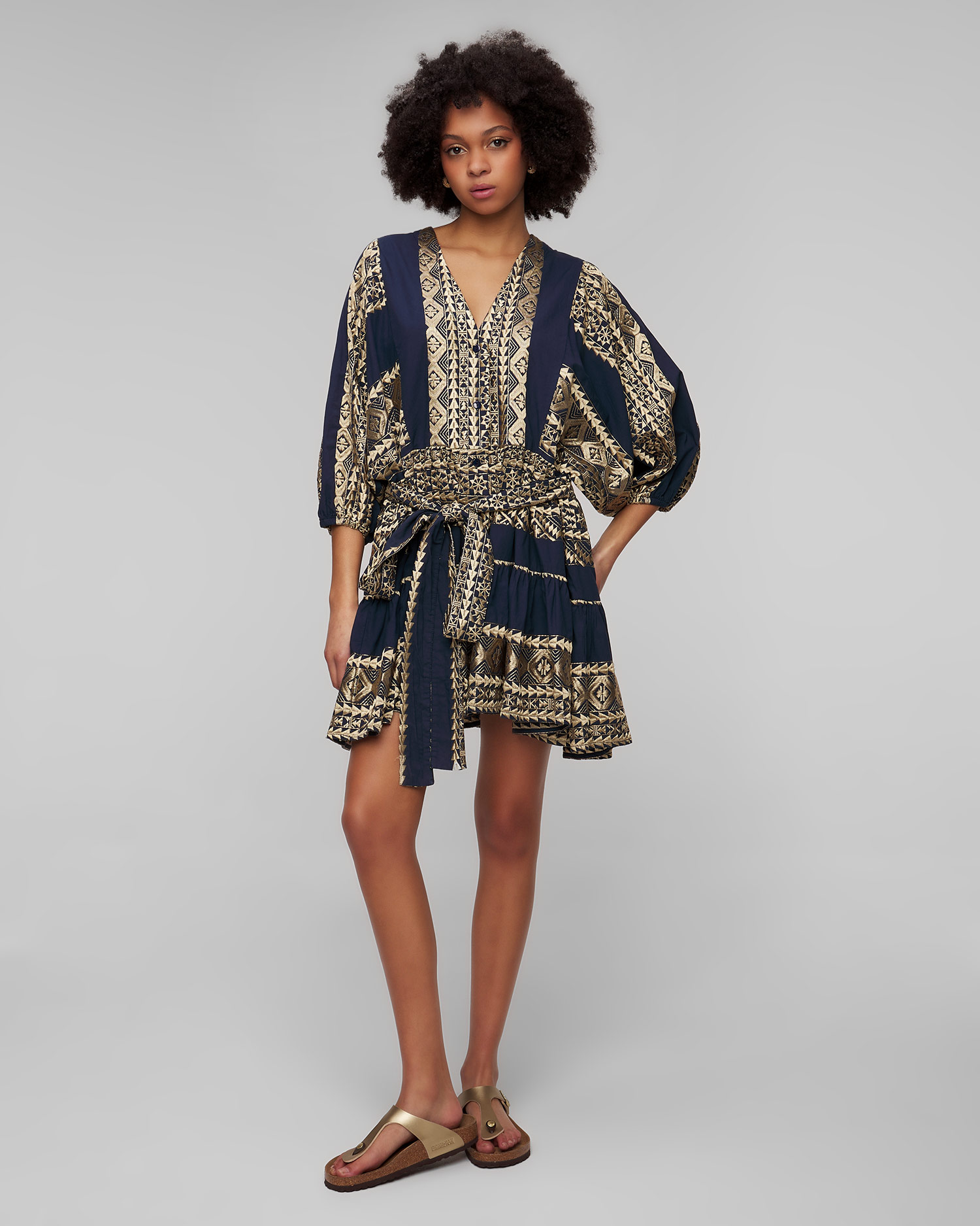 Granatowa sukienka damska Kori