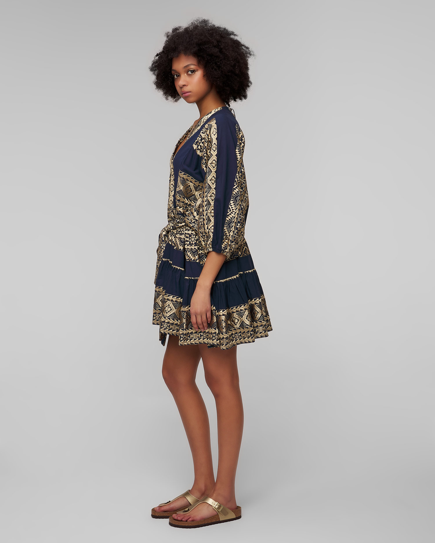 Granatowa sukienka damska Kori