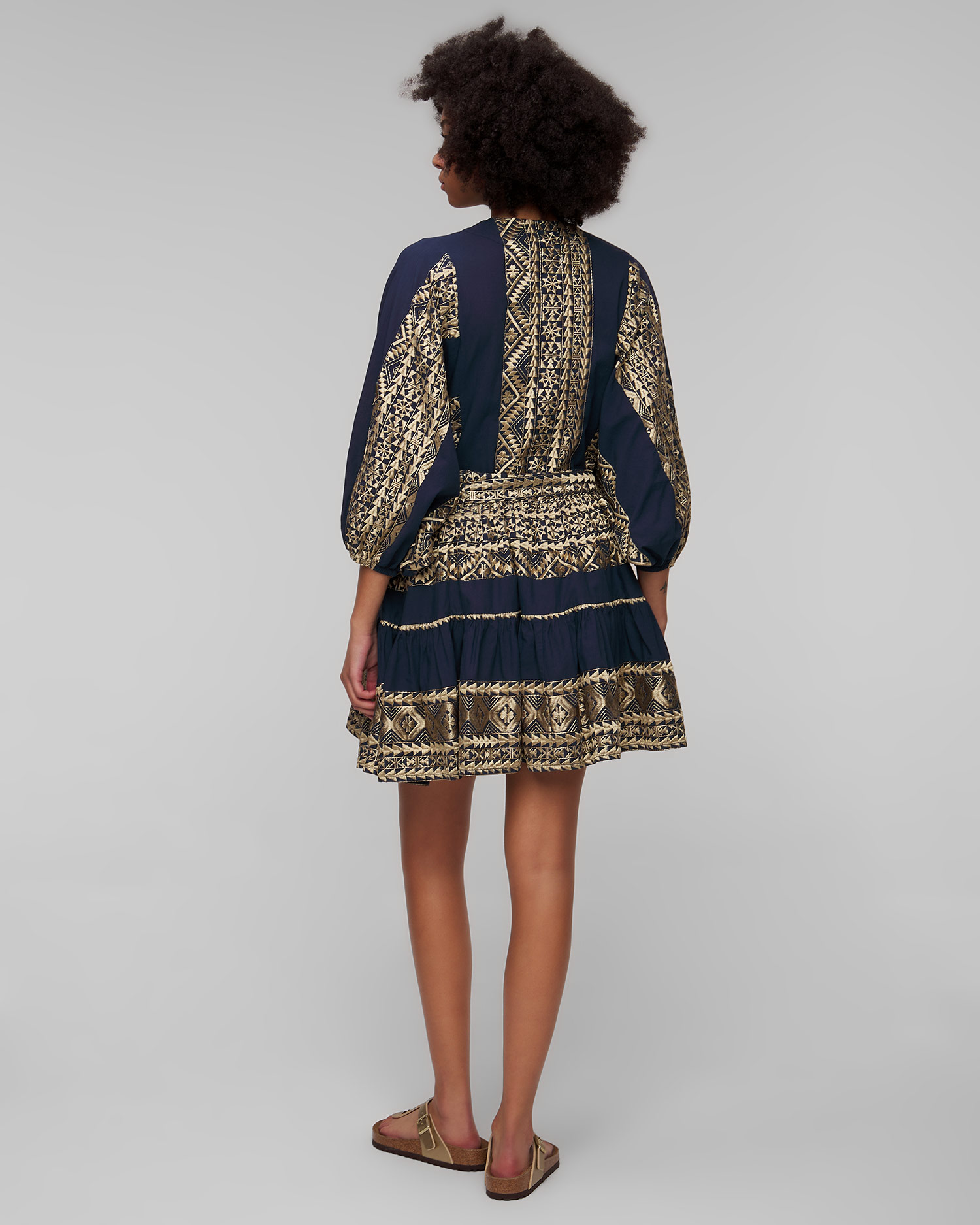 Granatowa sukienka damska Kori