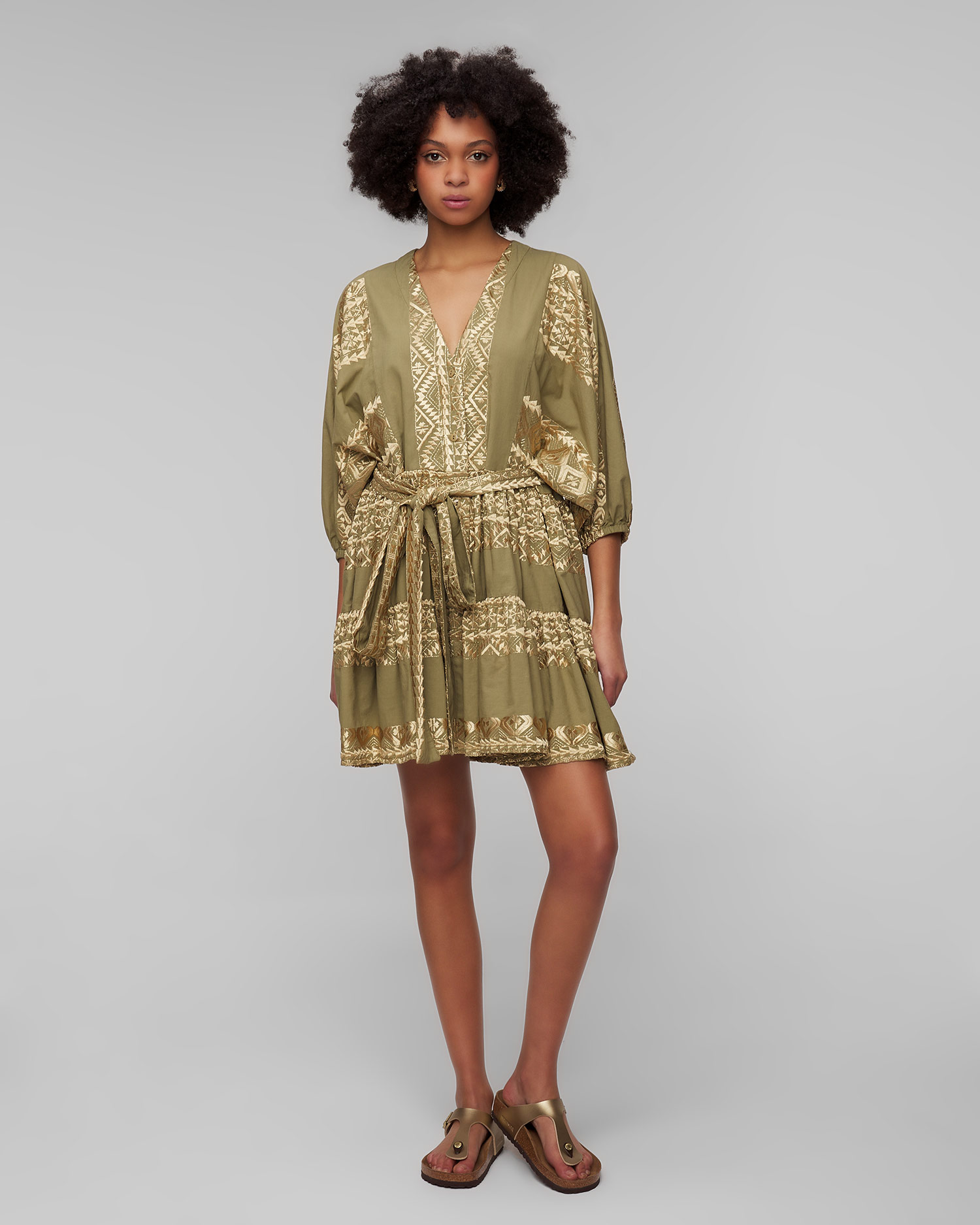Women's green dress Kori
