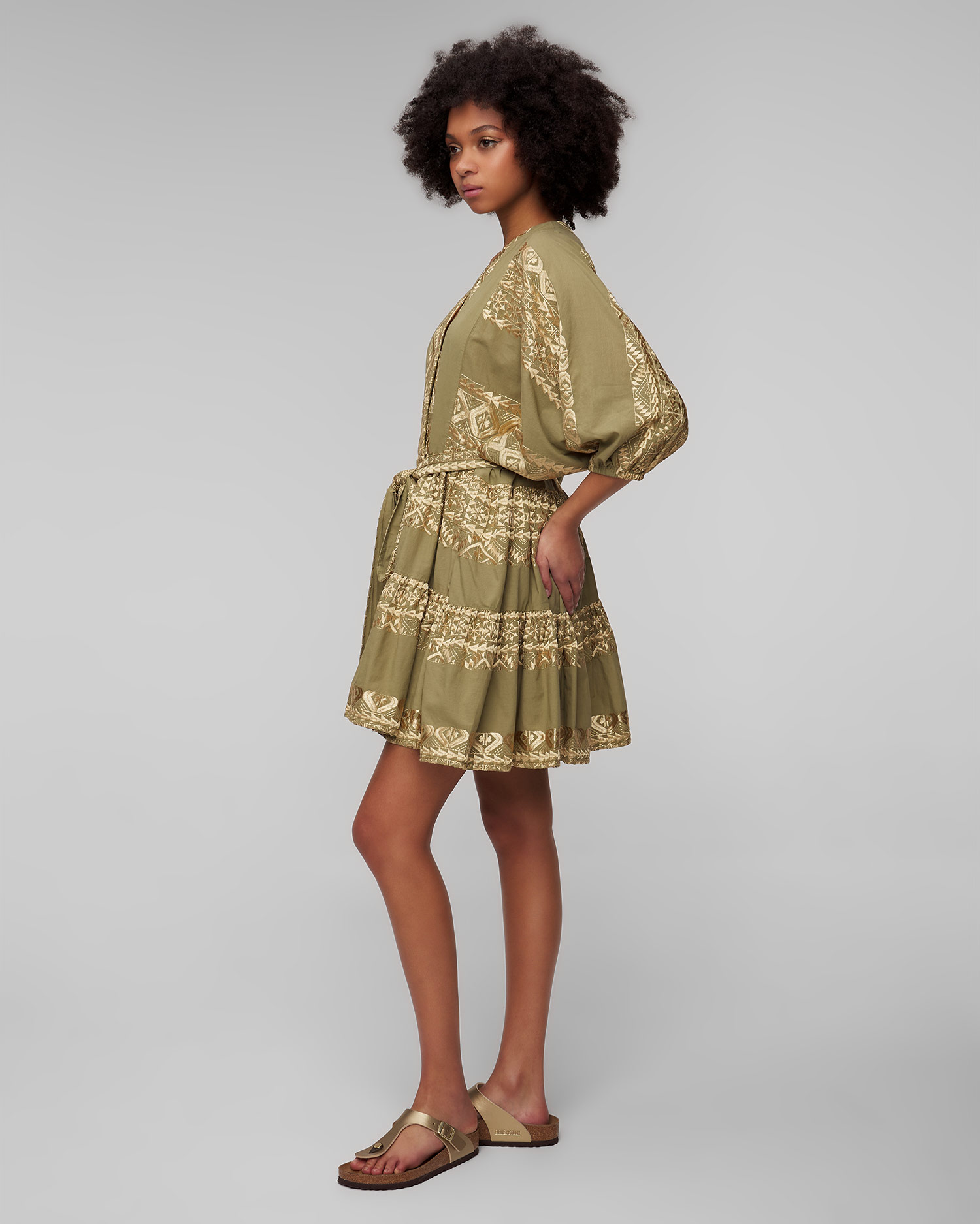 Zielona sukienka damska Kori