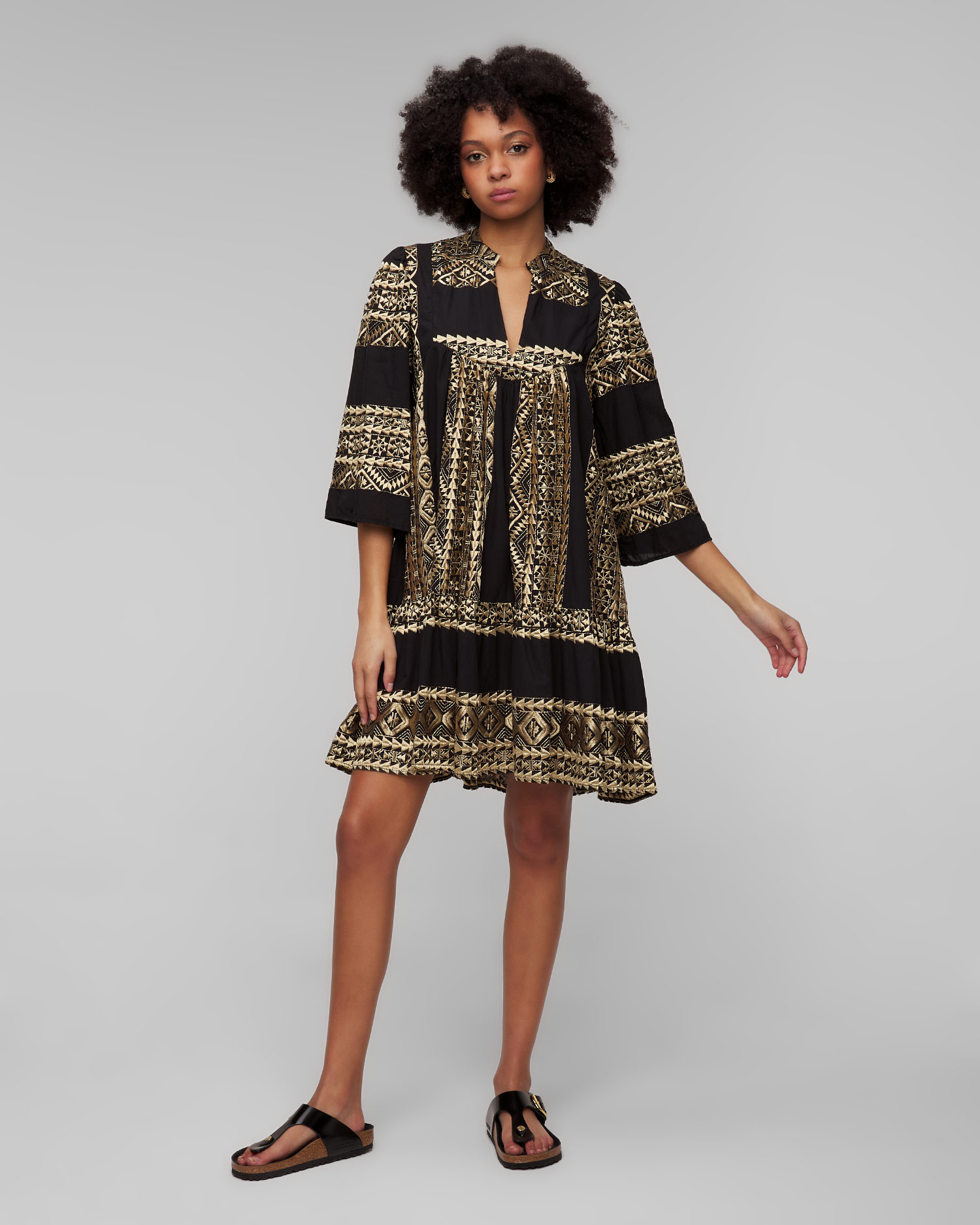 Czarna sukienka damska Kori