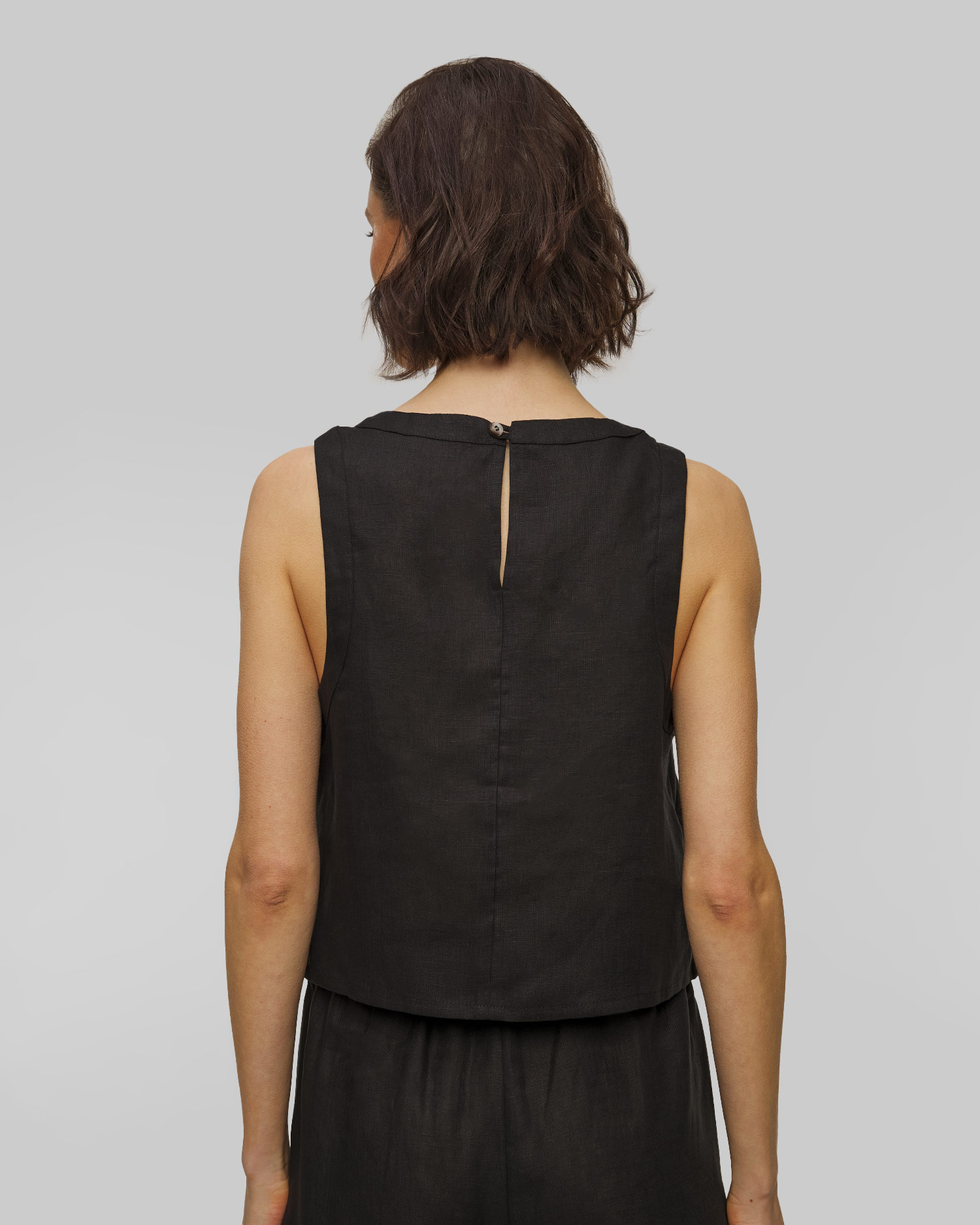 Kori Leinentop für Damen in Schwarz