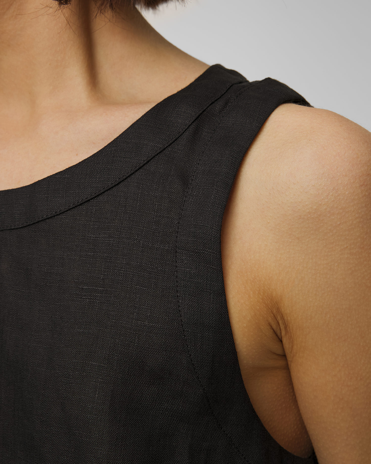 Kori Leinentop für Damen in Schwarz