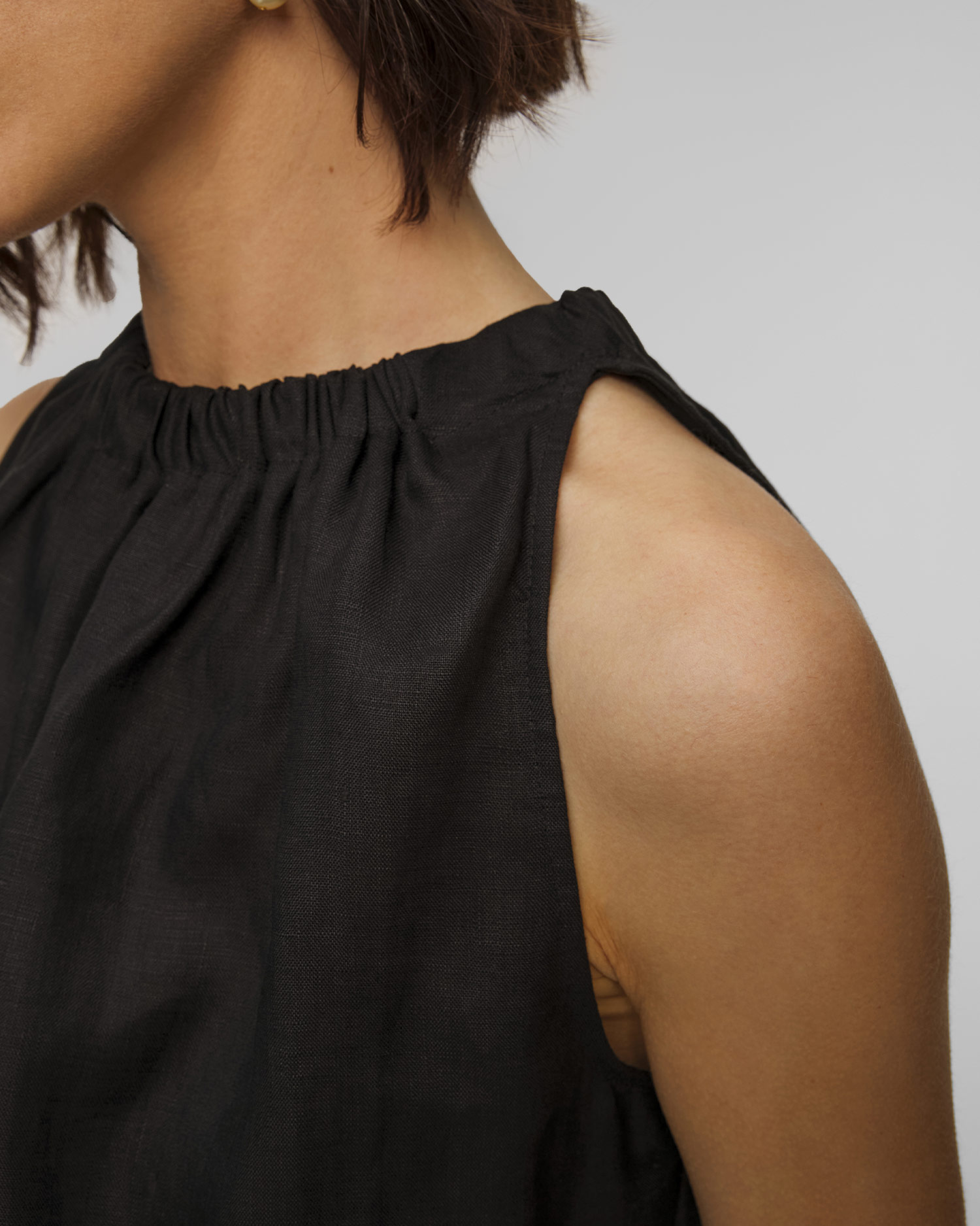 Kori Leinentop für Damen in Schwarz