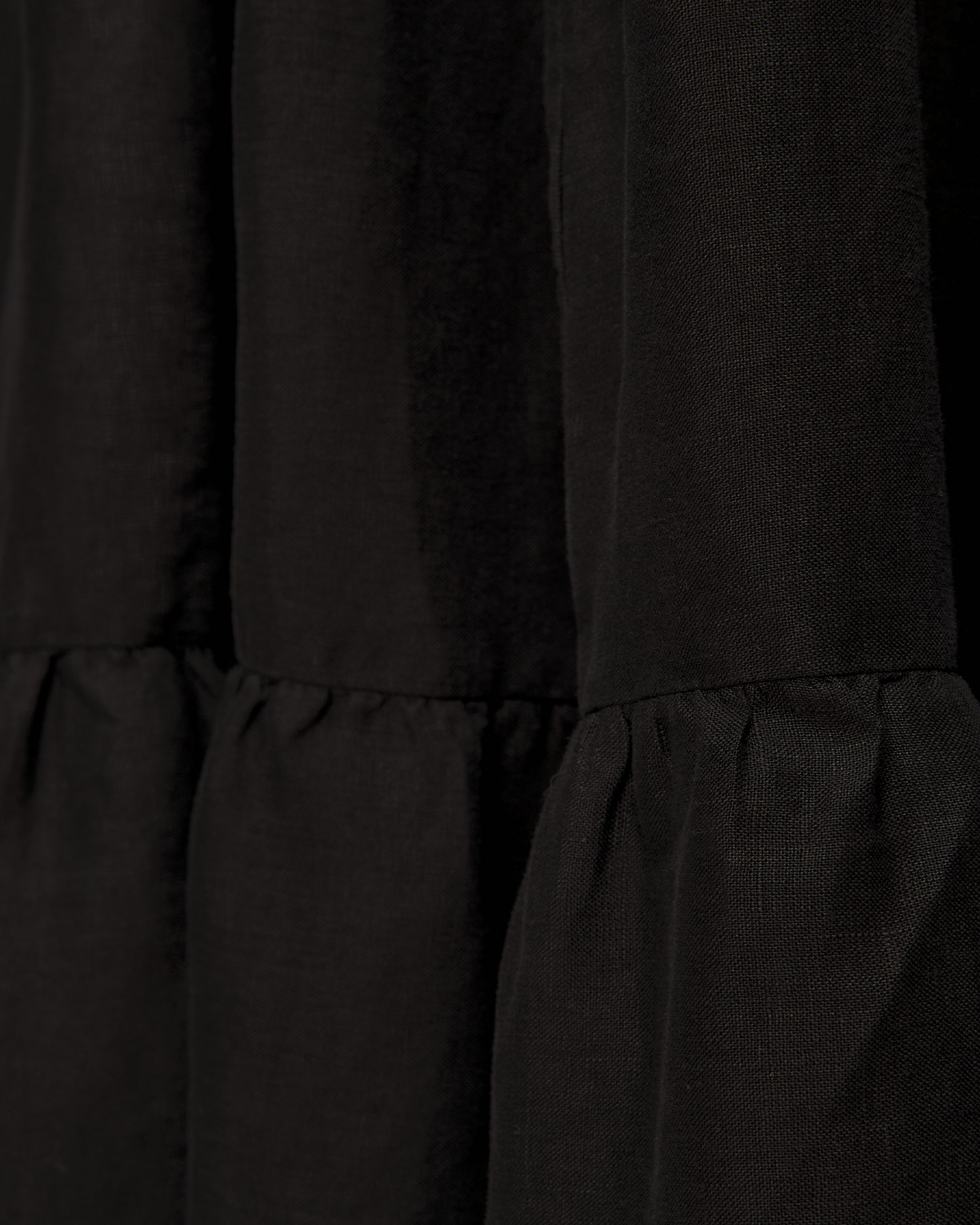 Kori Leinenkleid für Damen in Schwarz