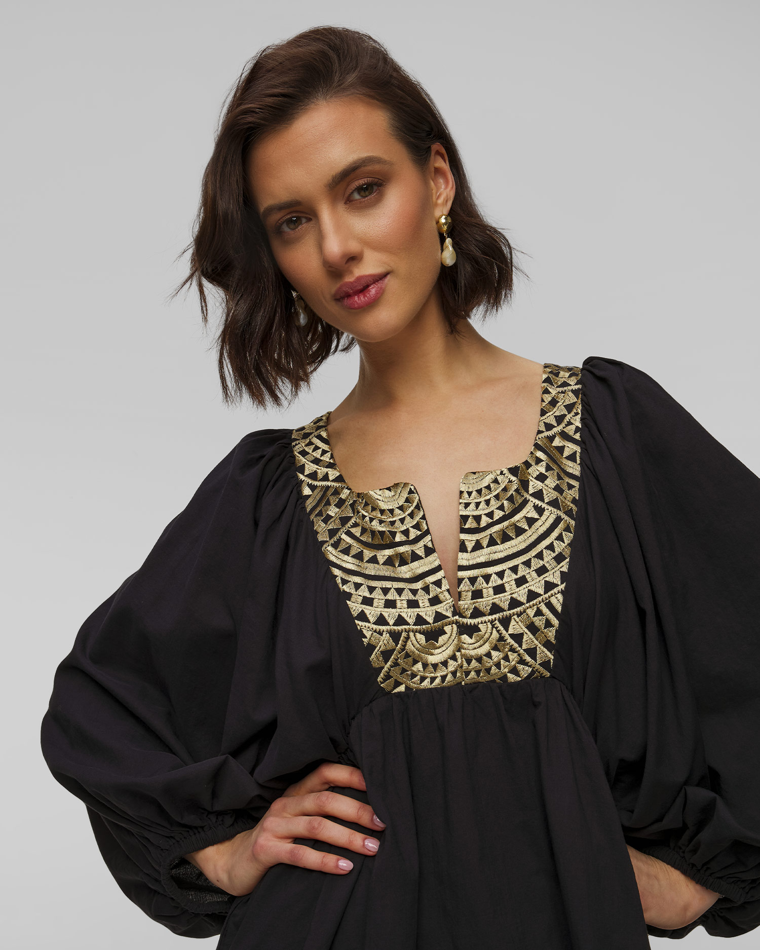Robe noire pour femmes Kori