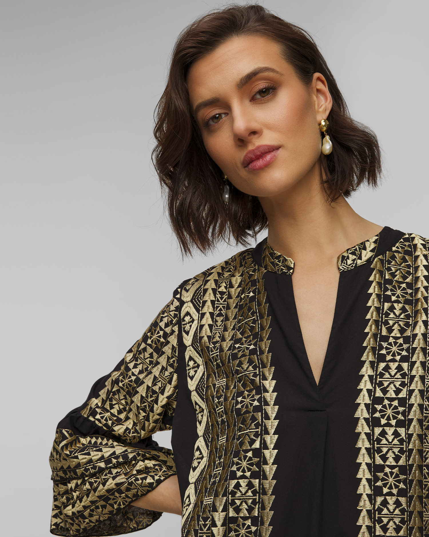 Robe noire pour femmes Kori