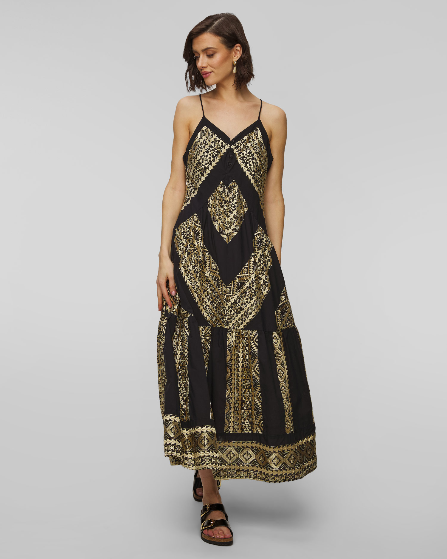 Rochie neagră pentru femei Kori