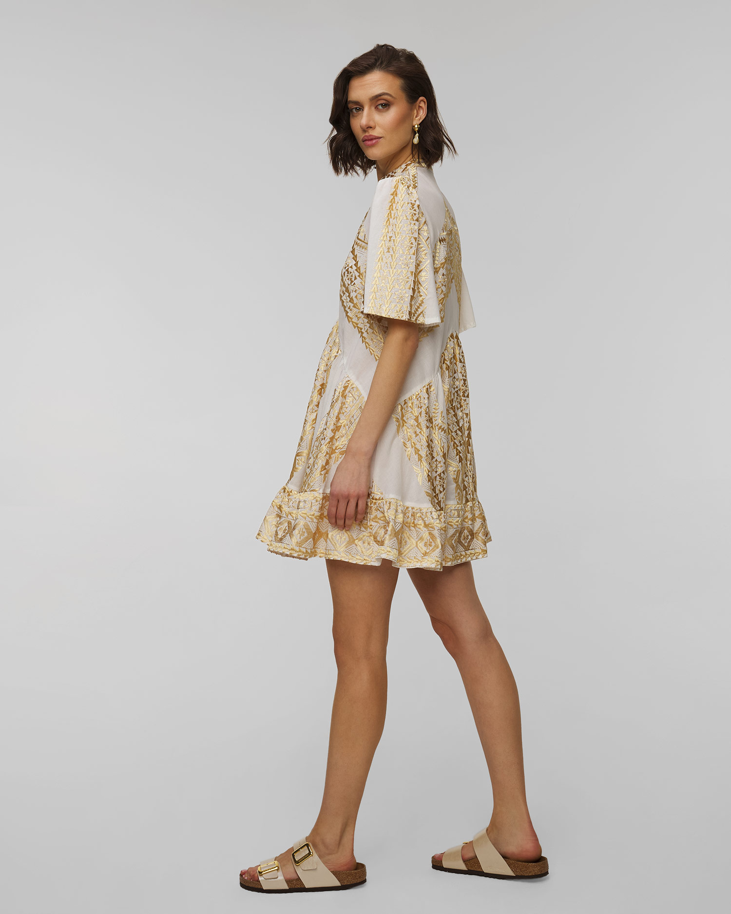 Biała sukienka damska Kori