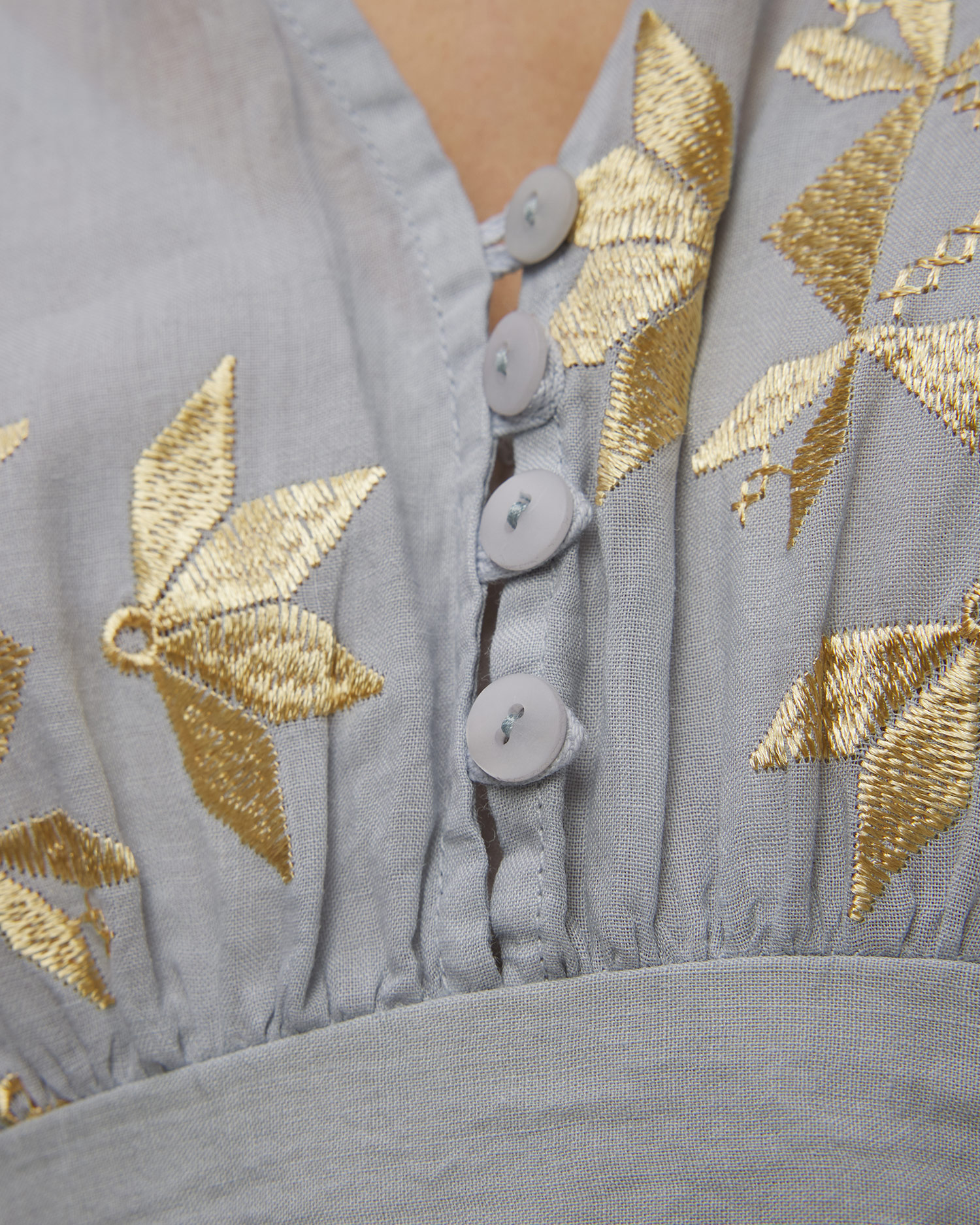 Szara sukienka z ramii damska Kori