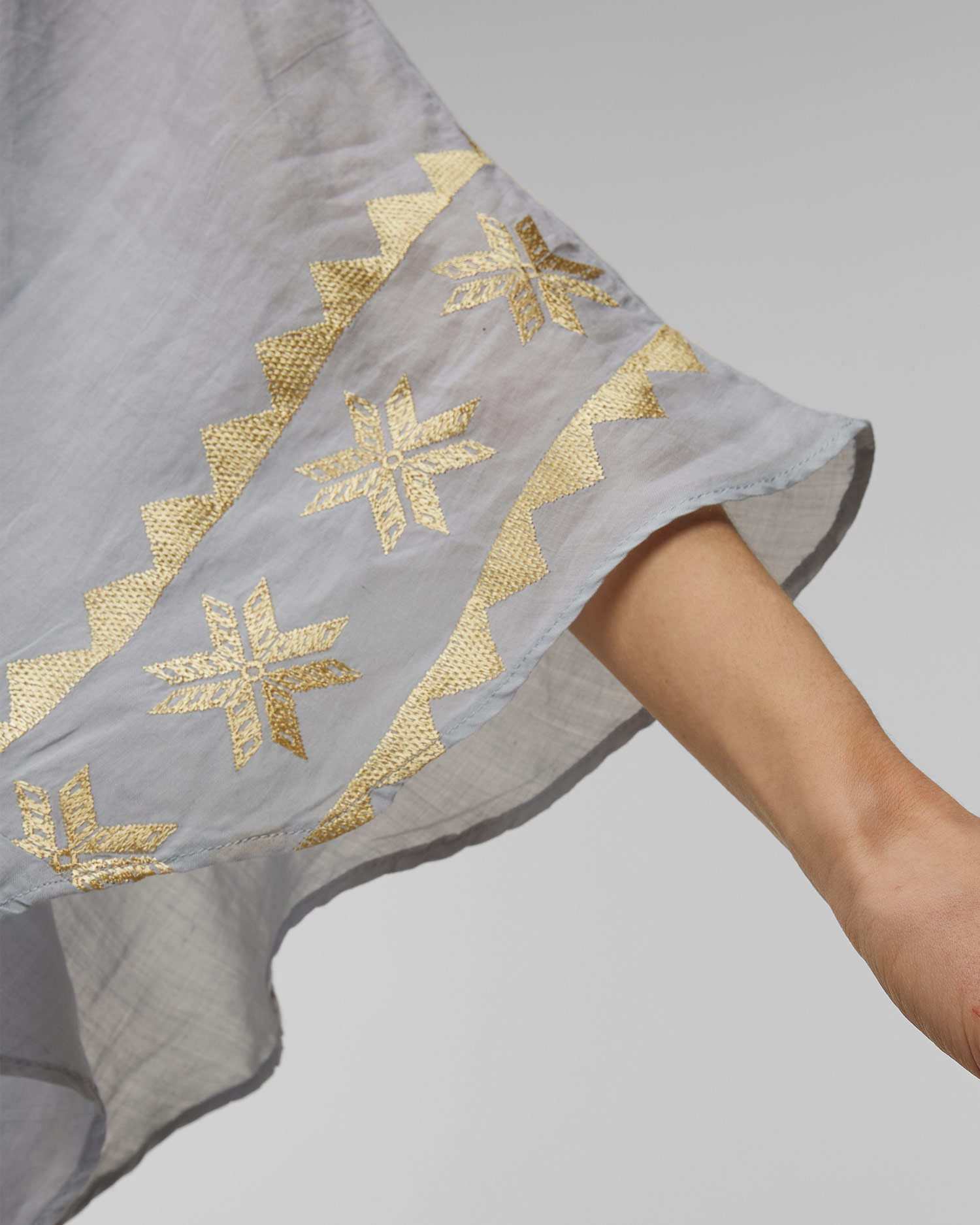 Szara sukienka z ramii damska Kori