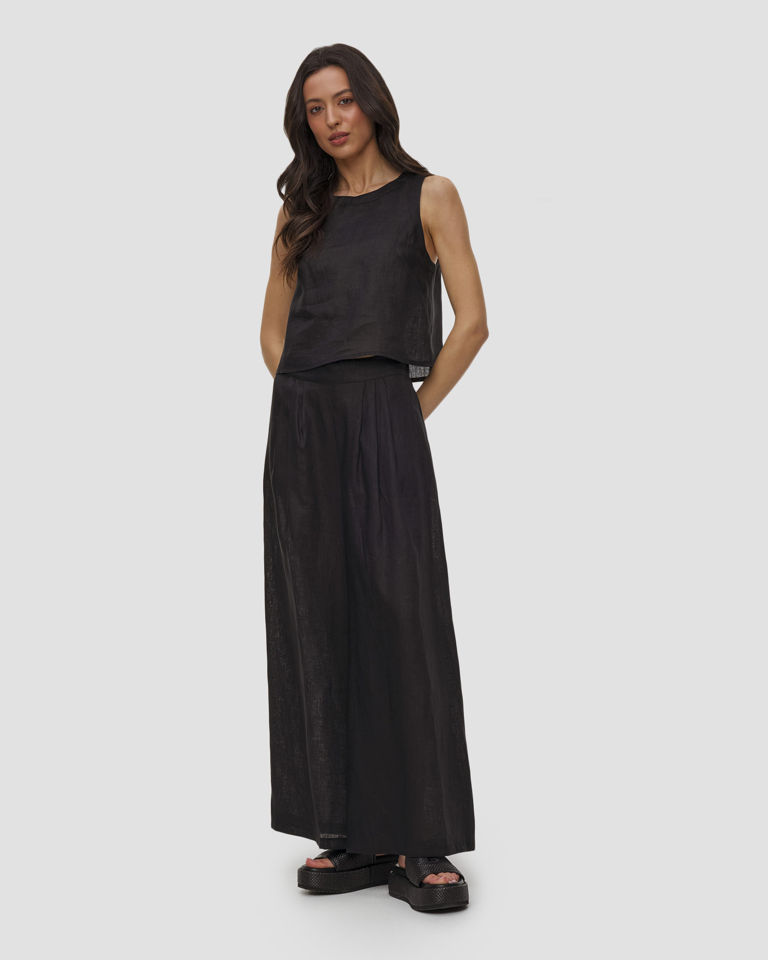 Pantalon en lin pour femmes Kori