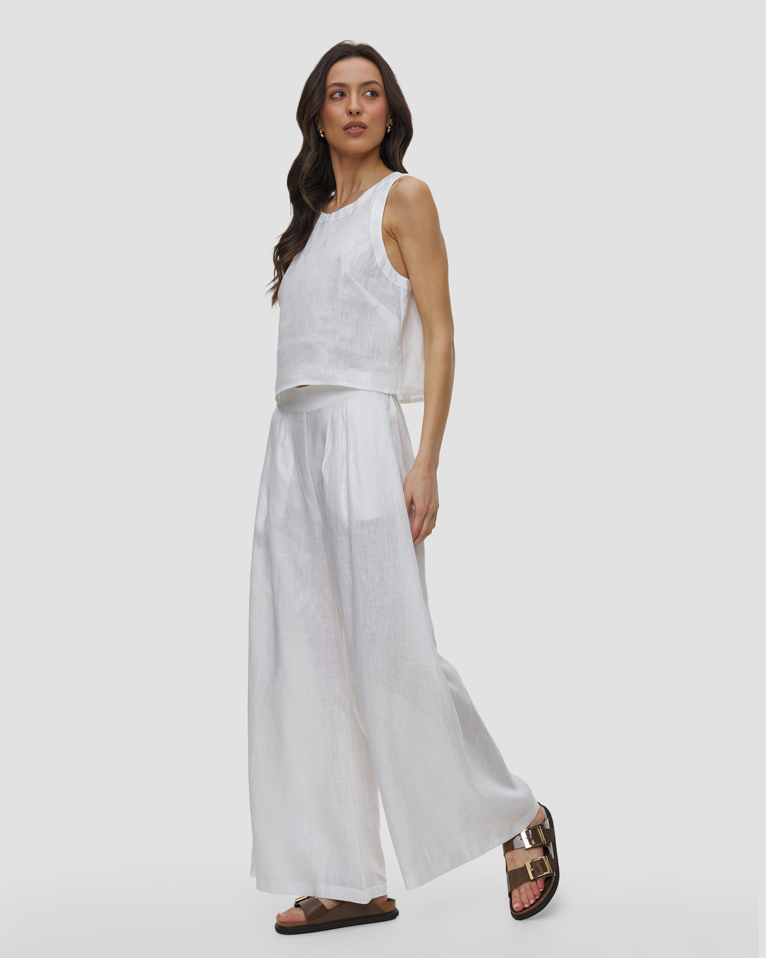 Pantalon en lin pour femmes Kori