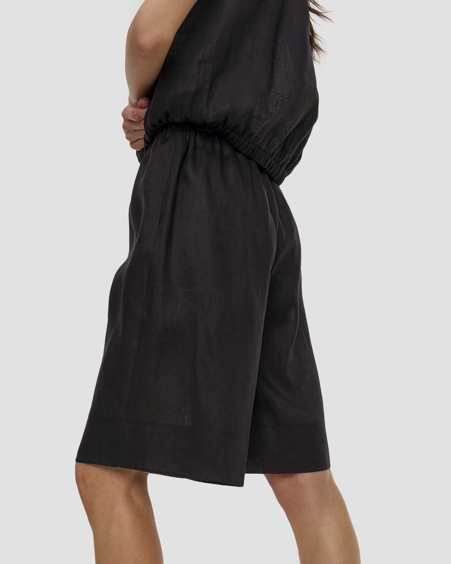 Short bermuda en lin pour femmes Kori