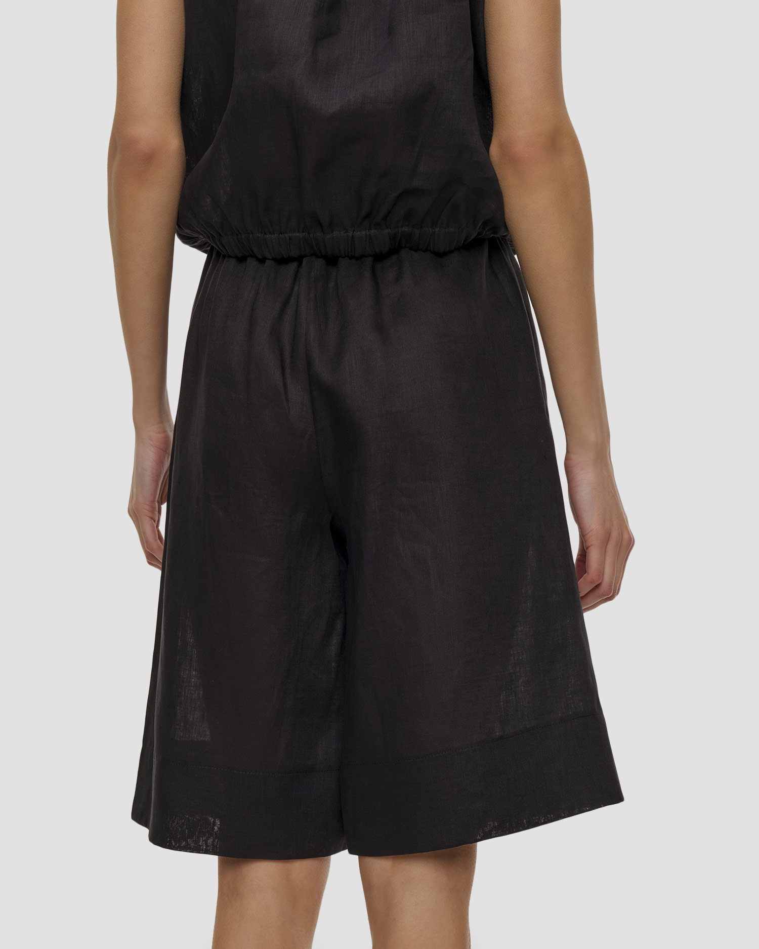 Short bermuda en lin pour femmes Kori