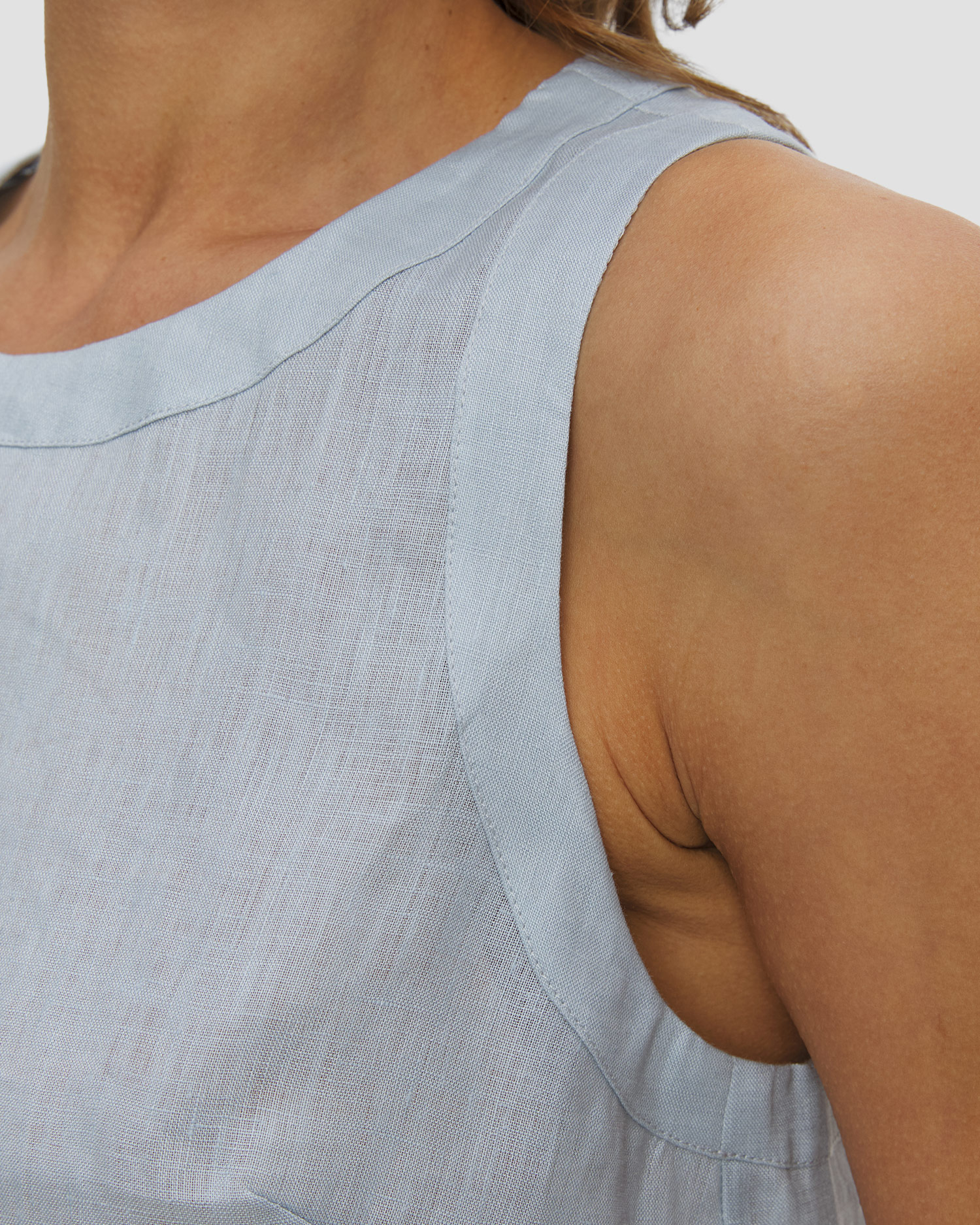 Top in lino da donna Kori