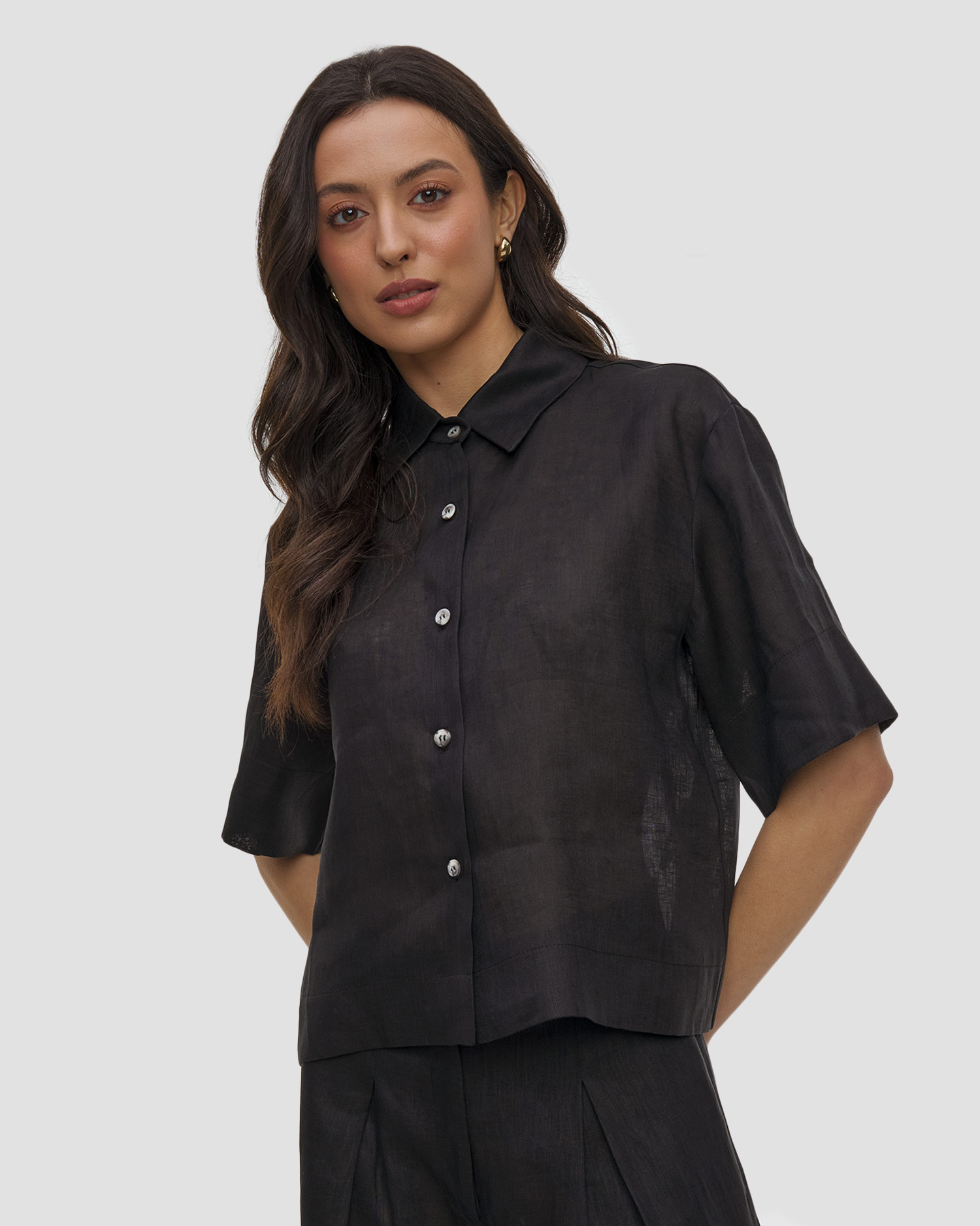 Chemise en lin pour femmes Kori