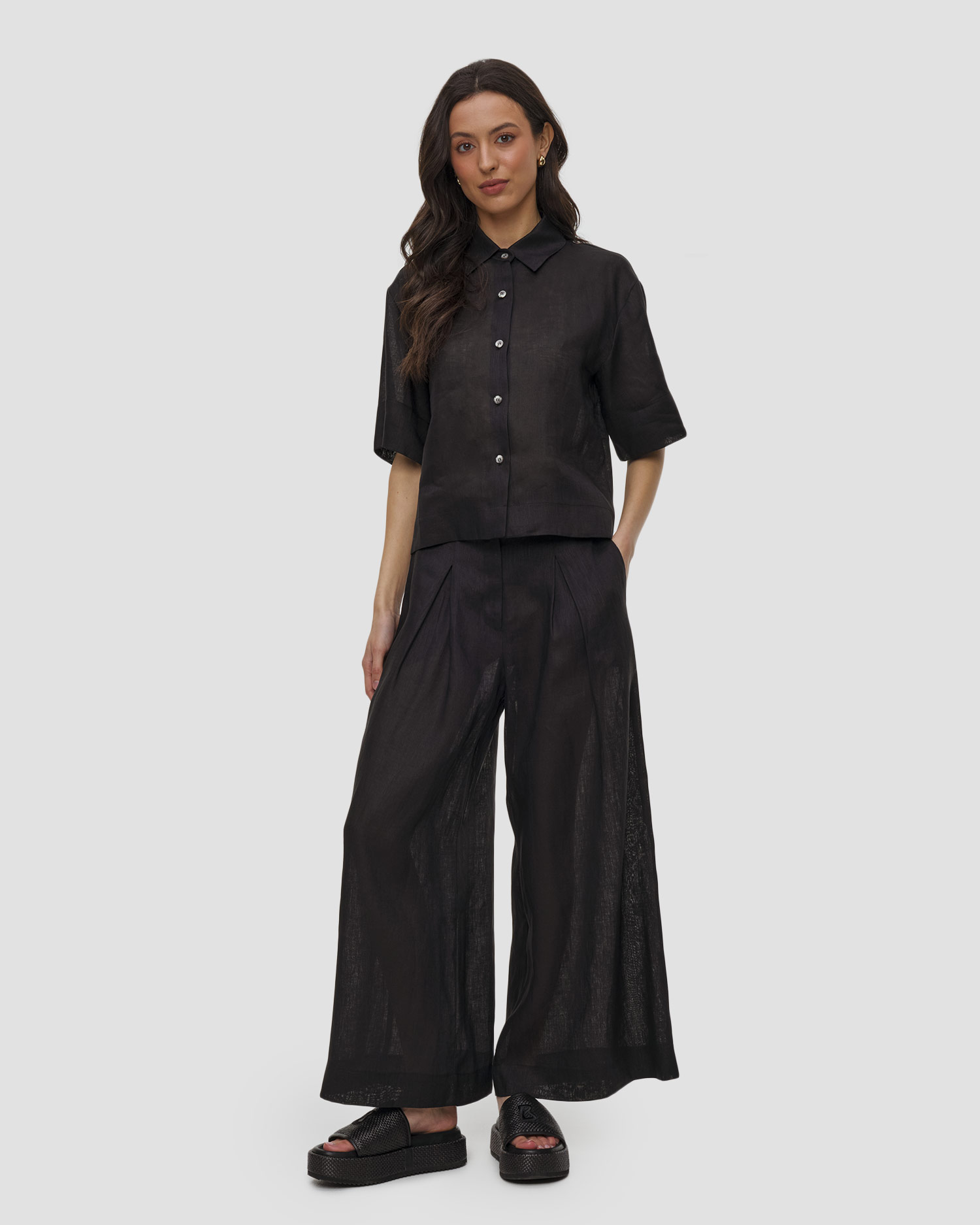 Chemise en lin pour femmes Kori