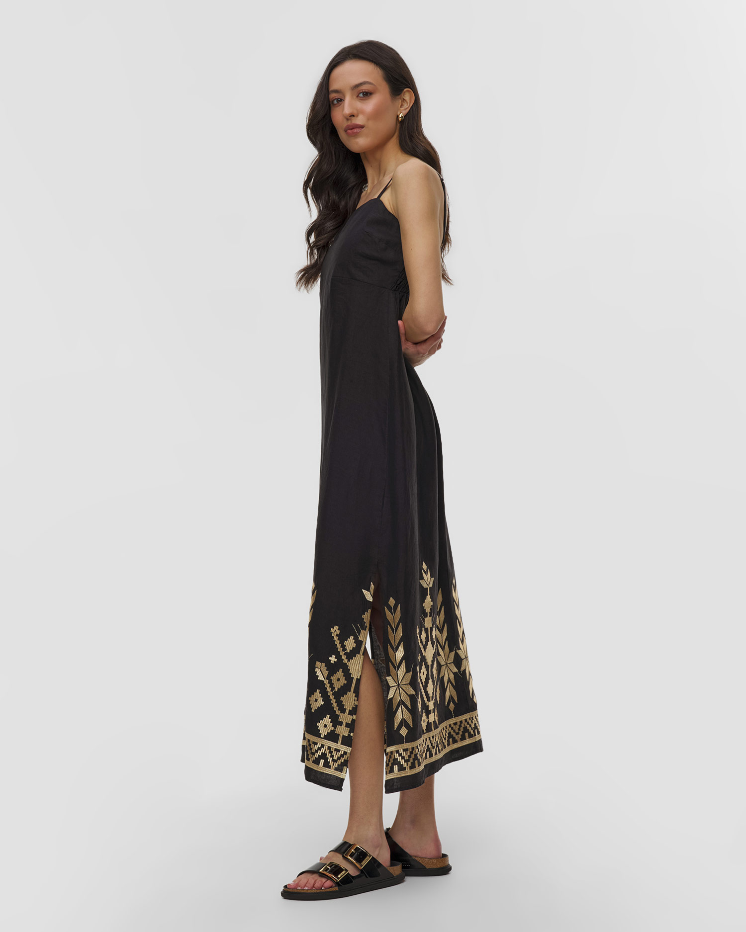 Robe en lin pour femmes Kori
