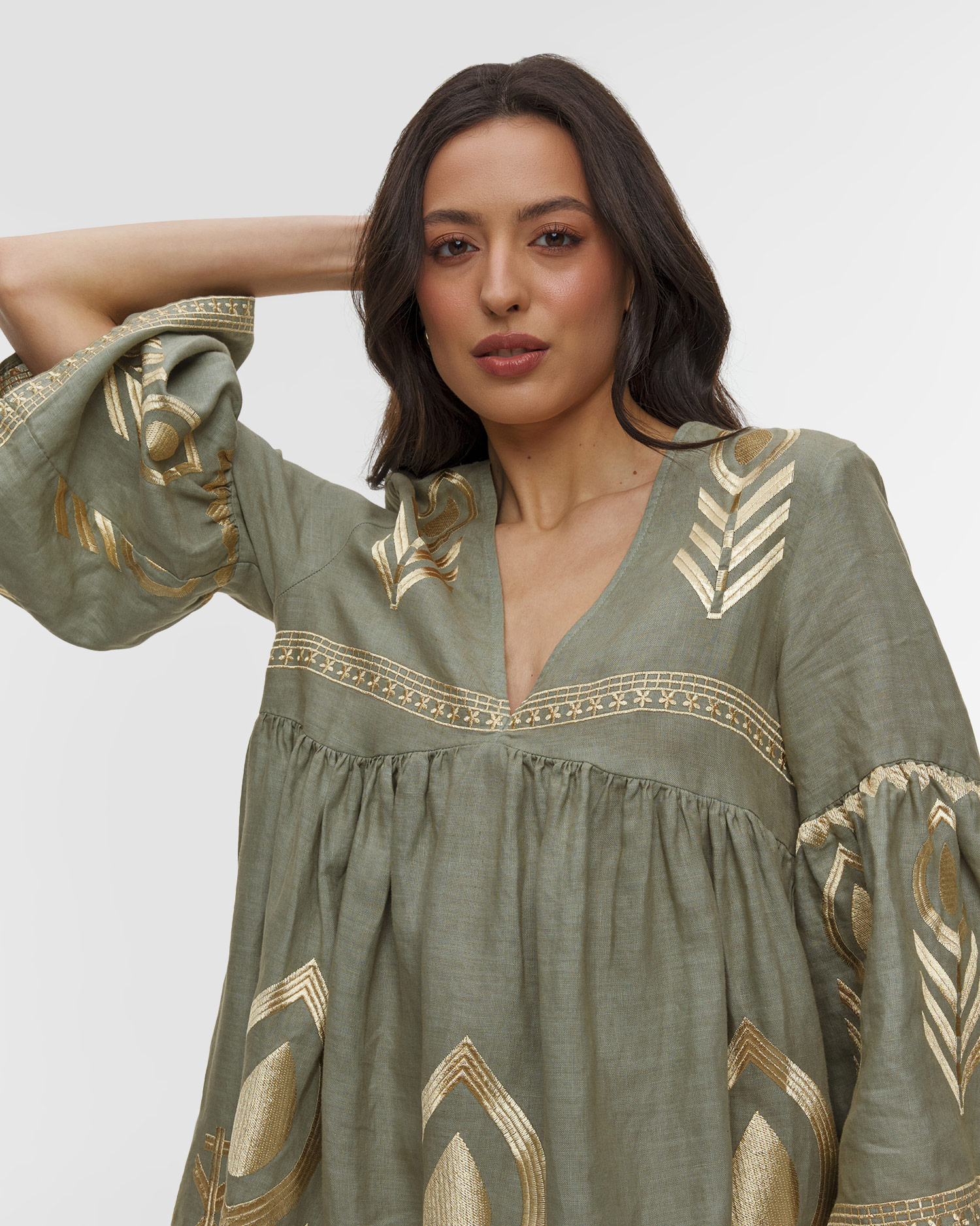 Robe en lin pour femmes Kori