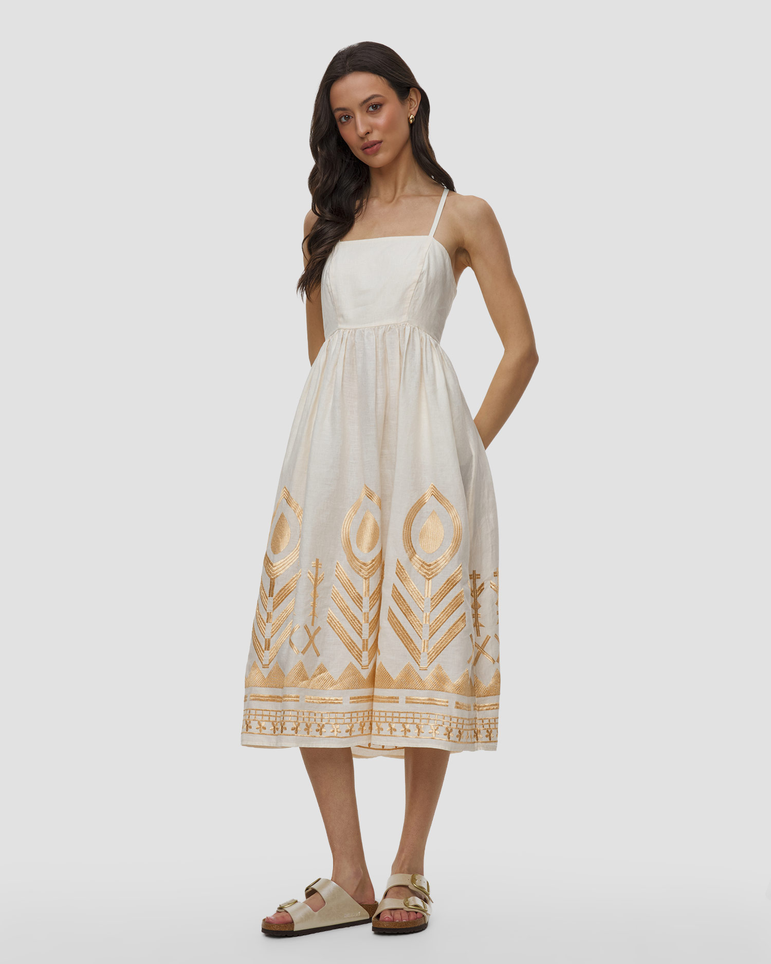 Robe en lin pour femmes Kori
